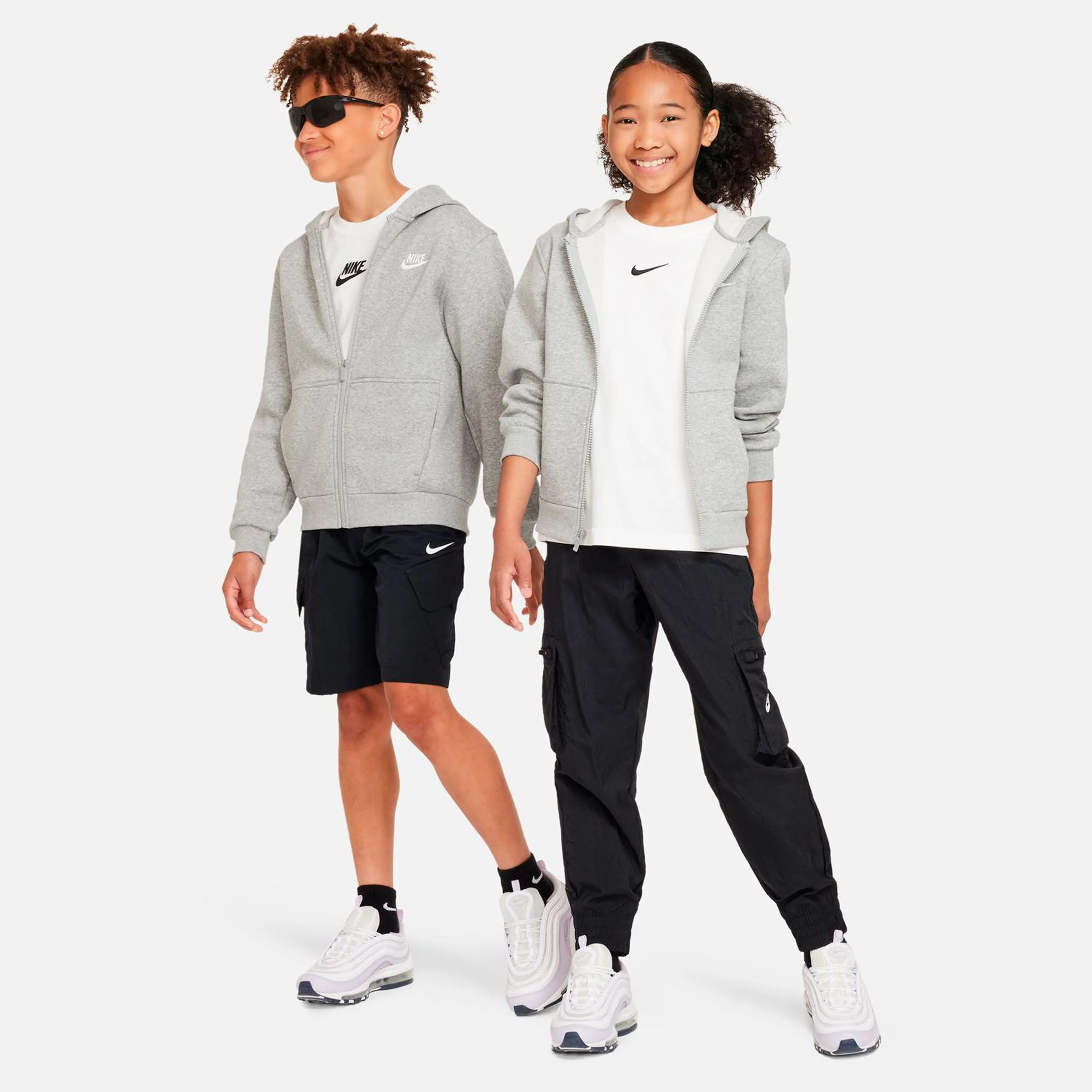 Club Fleece Full-Zip Sudadera con cremallera Niños - gris - Image 7