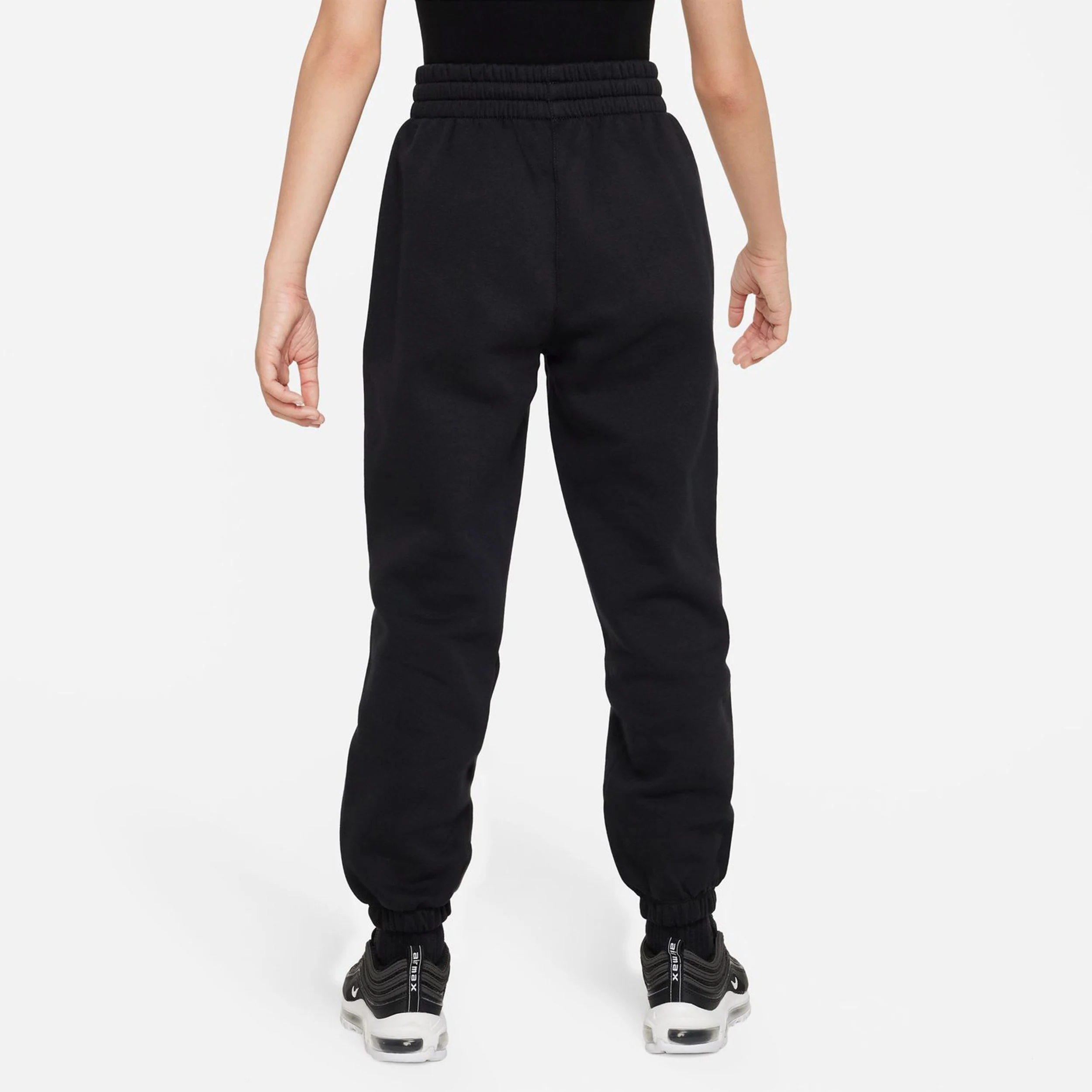 Club Fleece Loose Pantalón De Entrenamiento Chicas-Negro,Blanco - Image 5