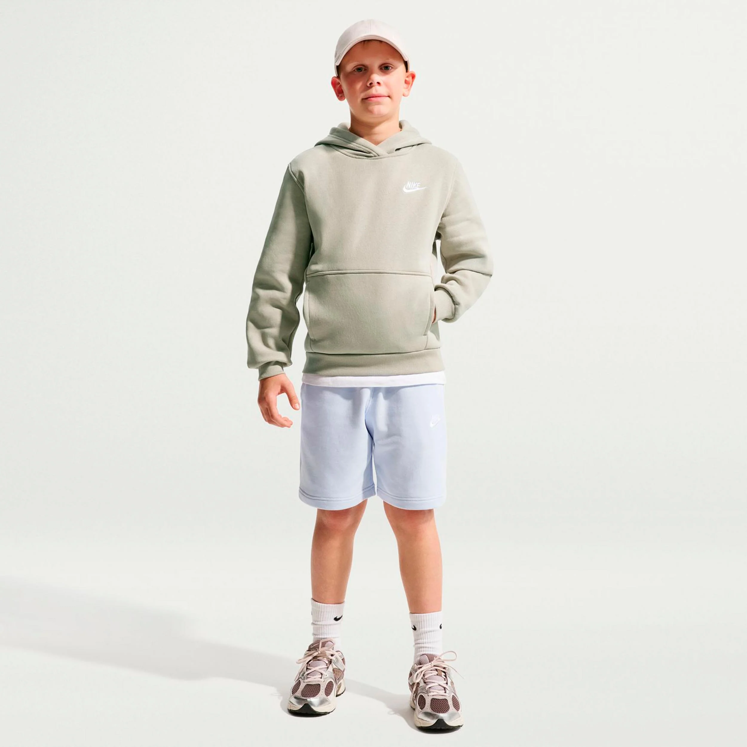 Club Fleece Sudadera con capucha Niños - blanco rot - Image 2