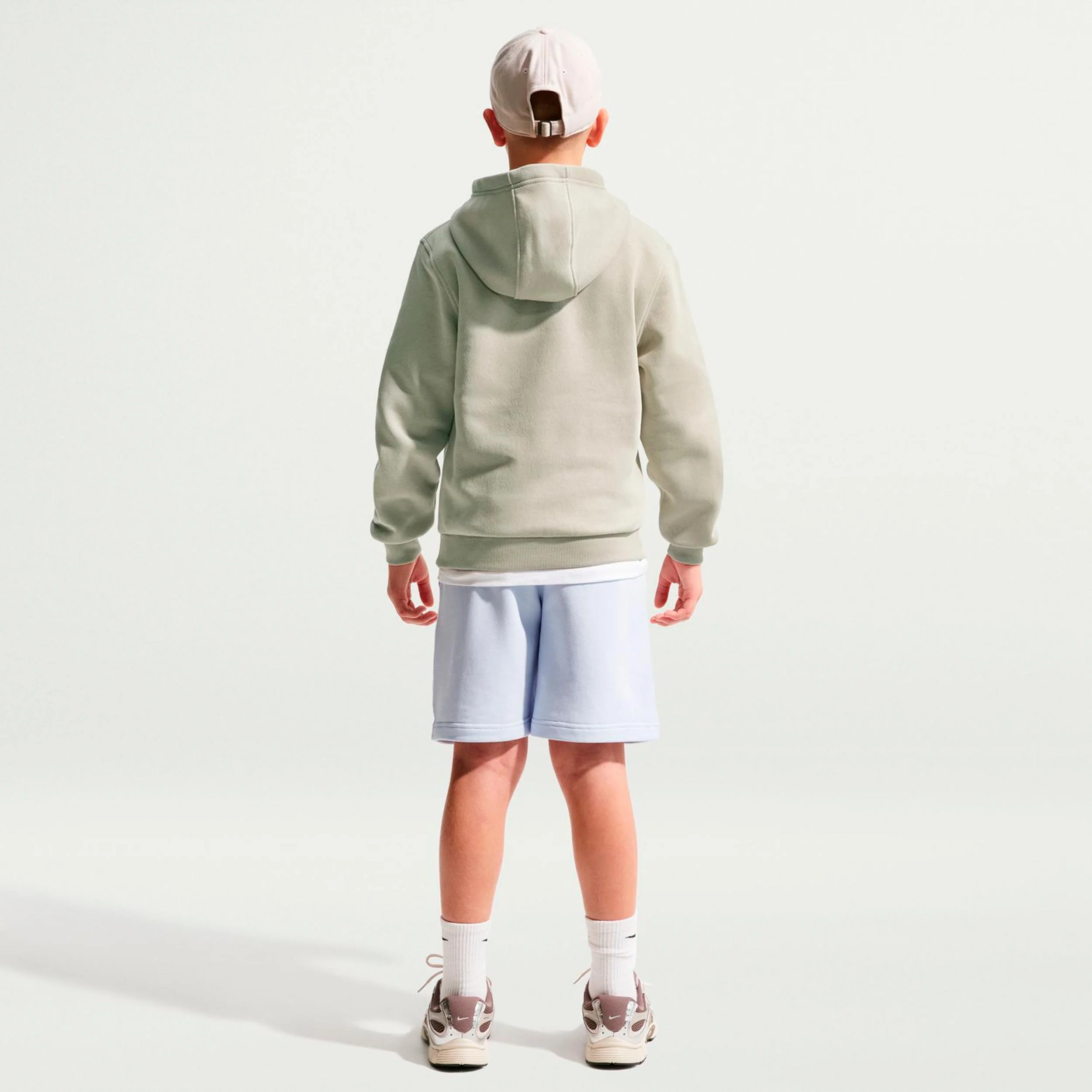 Club Fleece Sudadera con capucha Niños - blanco rot - Image 3