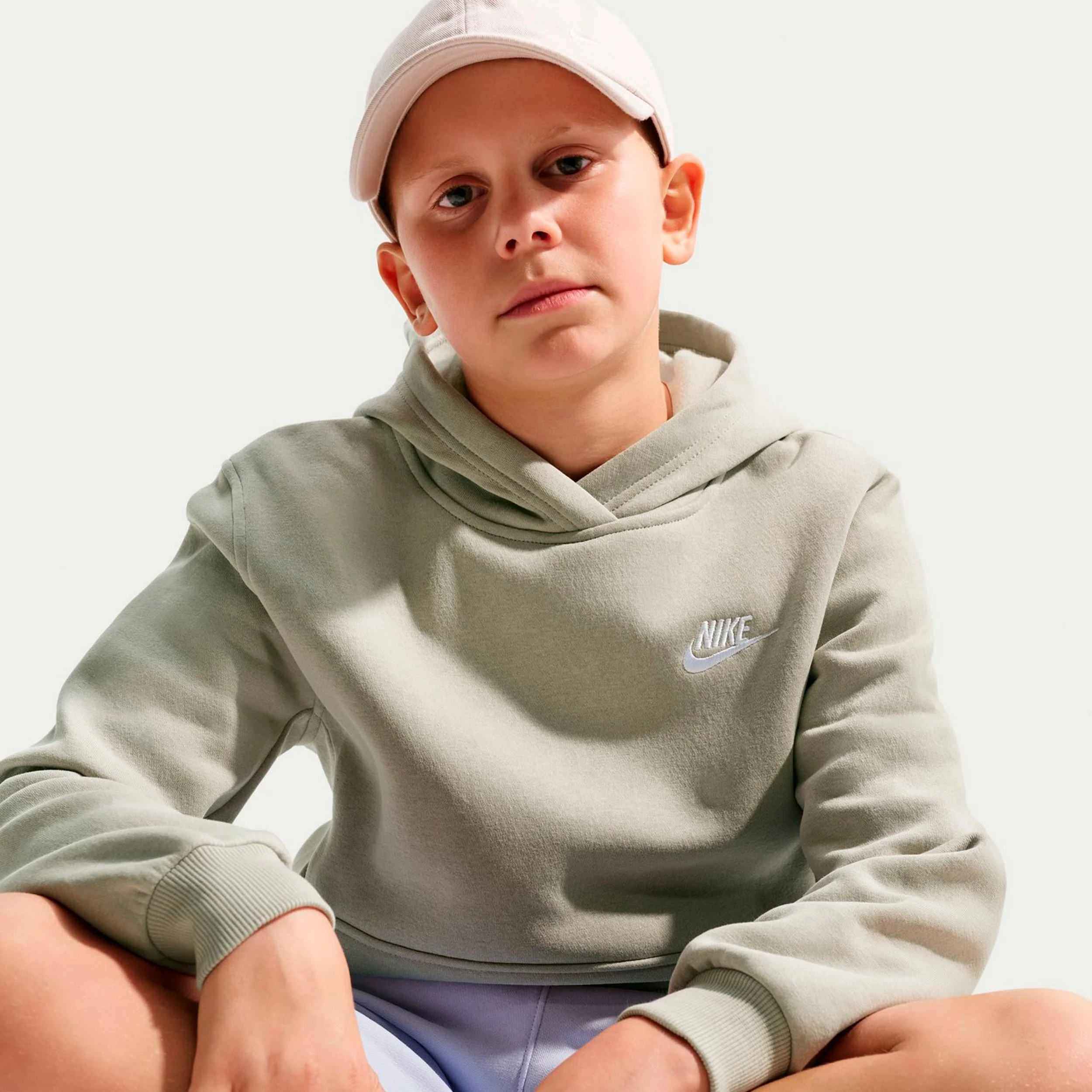 Club Fleece Sudadera con capucha Niños - blanco rot - Image 5