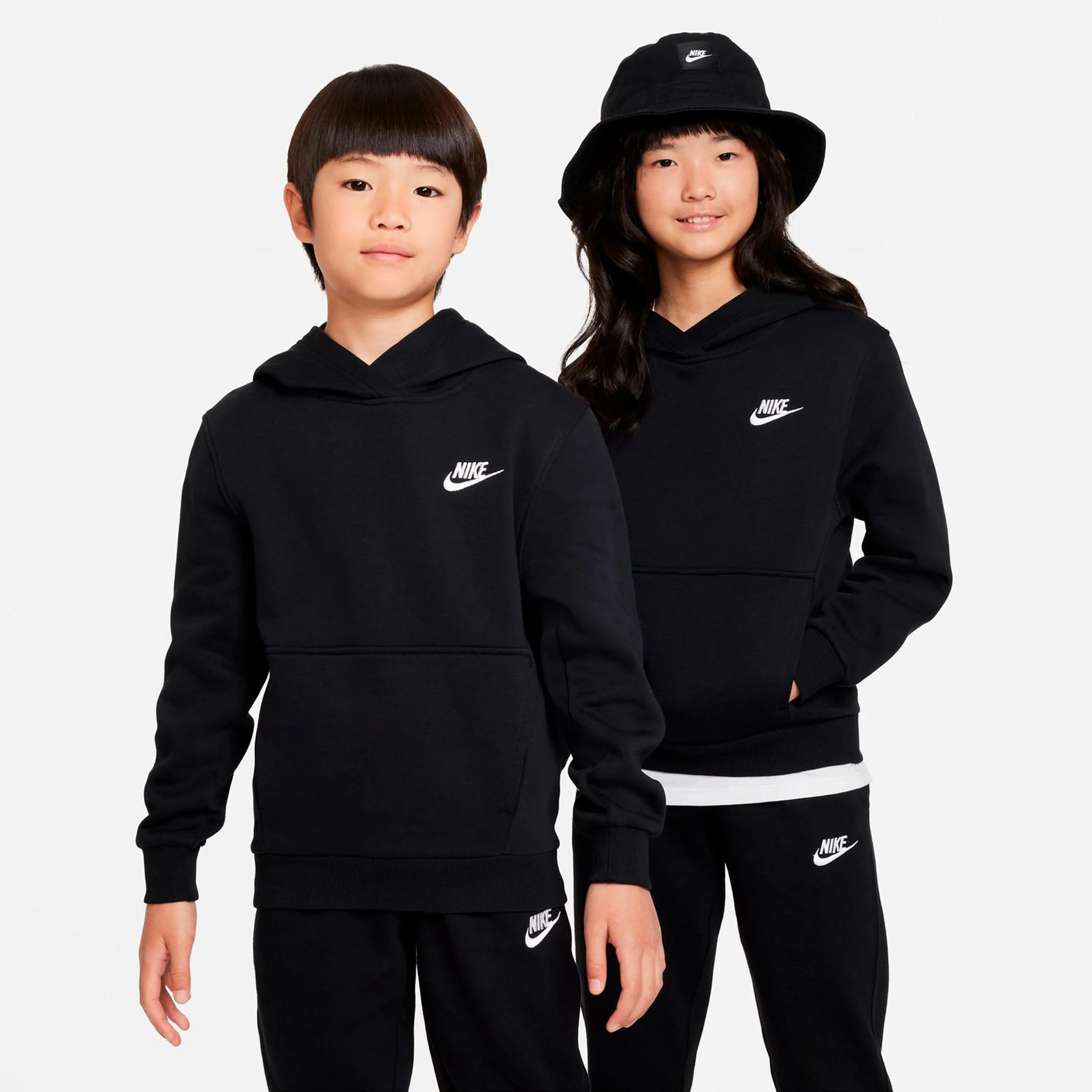 Club Fleece Sudadera con capucha Niños - negro - Image 5