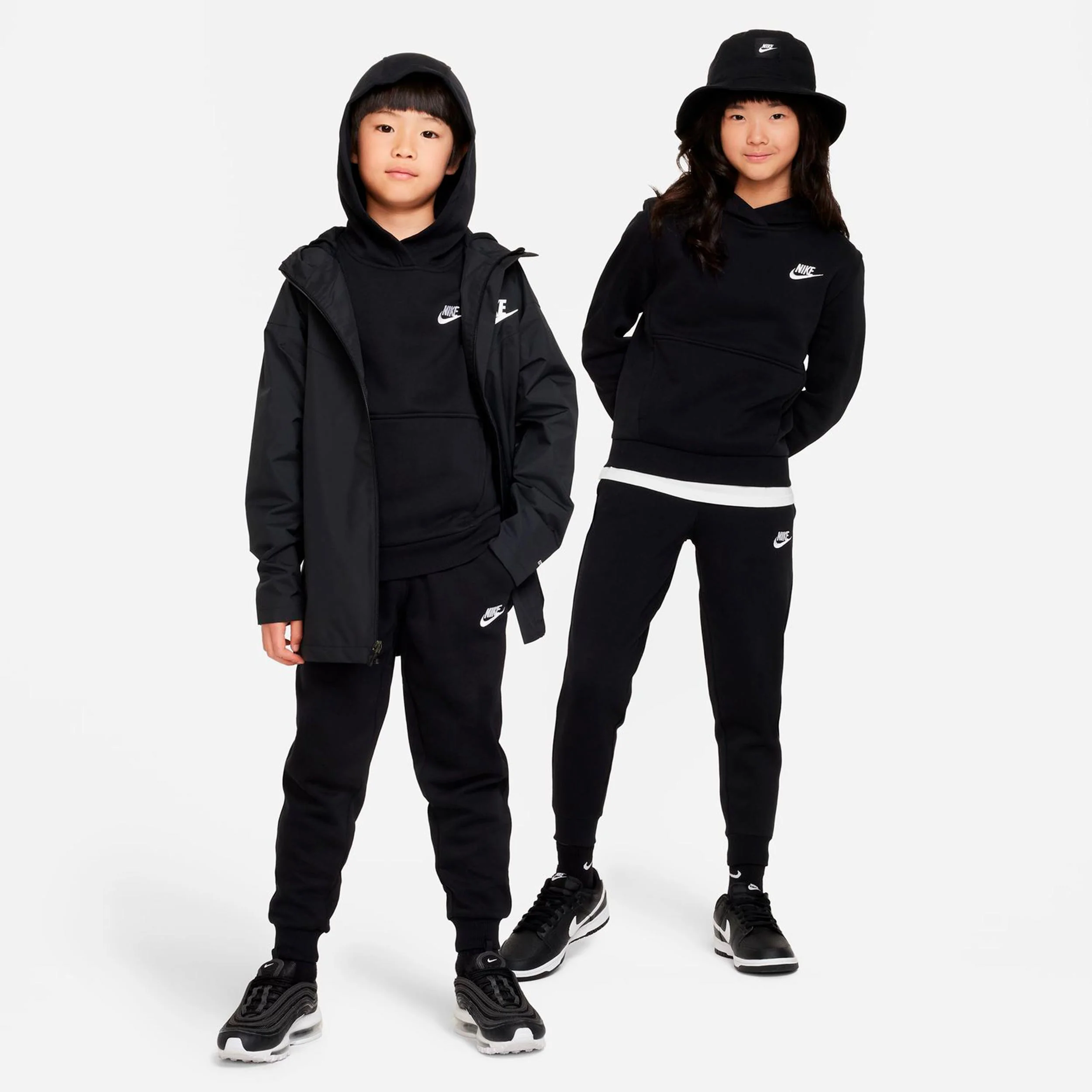 Club Fleece Sudadera con capucha Niños - negro - Image 7