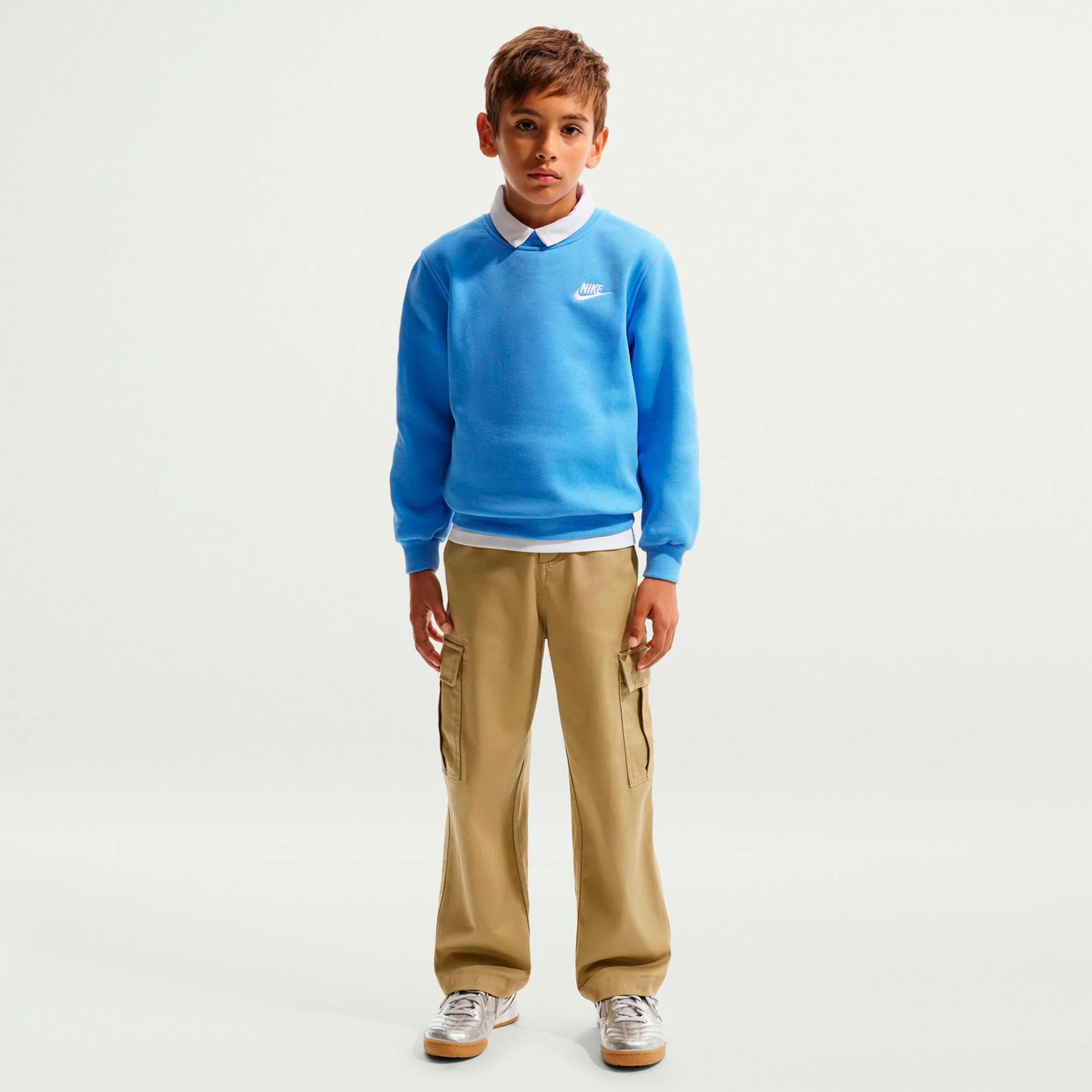 Club Fleece Sudadera Niños-azul claro - Image 2