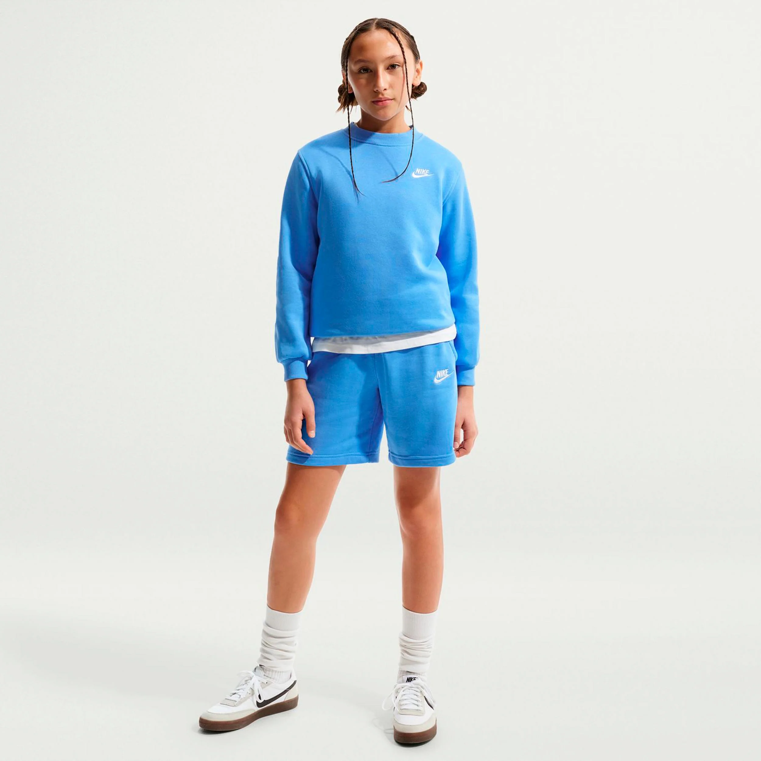Club Fleece Sudadera Niños-azul claro - Image 3