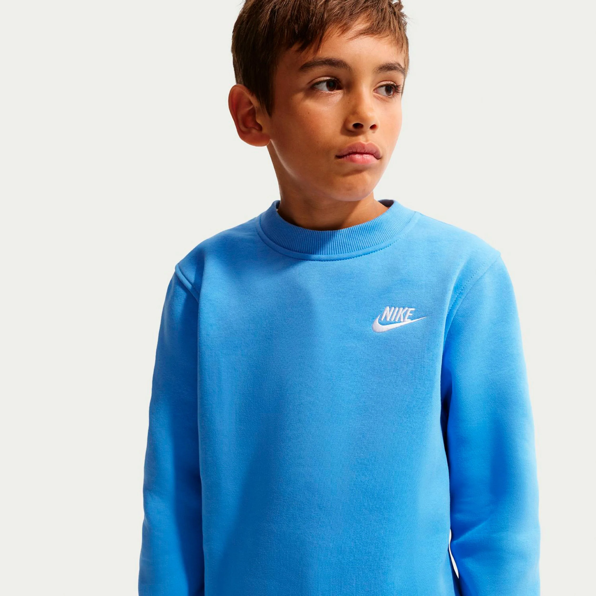 Club Fleece Sudadera Niños-azul claro - Image 5