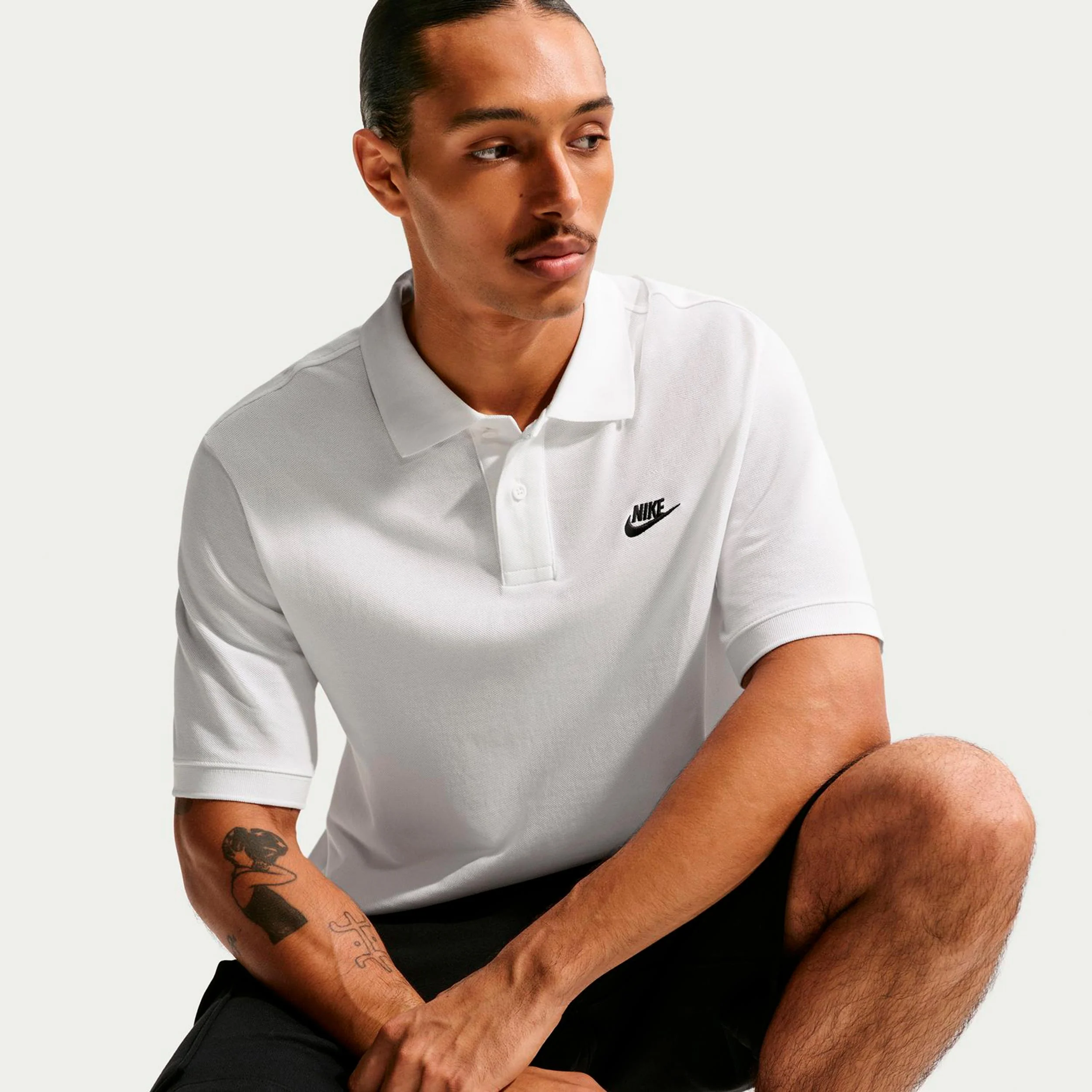 Club Pique Polo Hombres - blanco, negro - Image 5