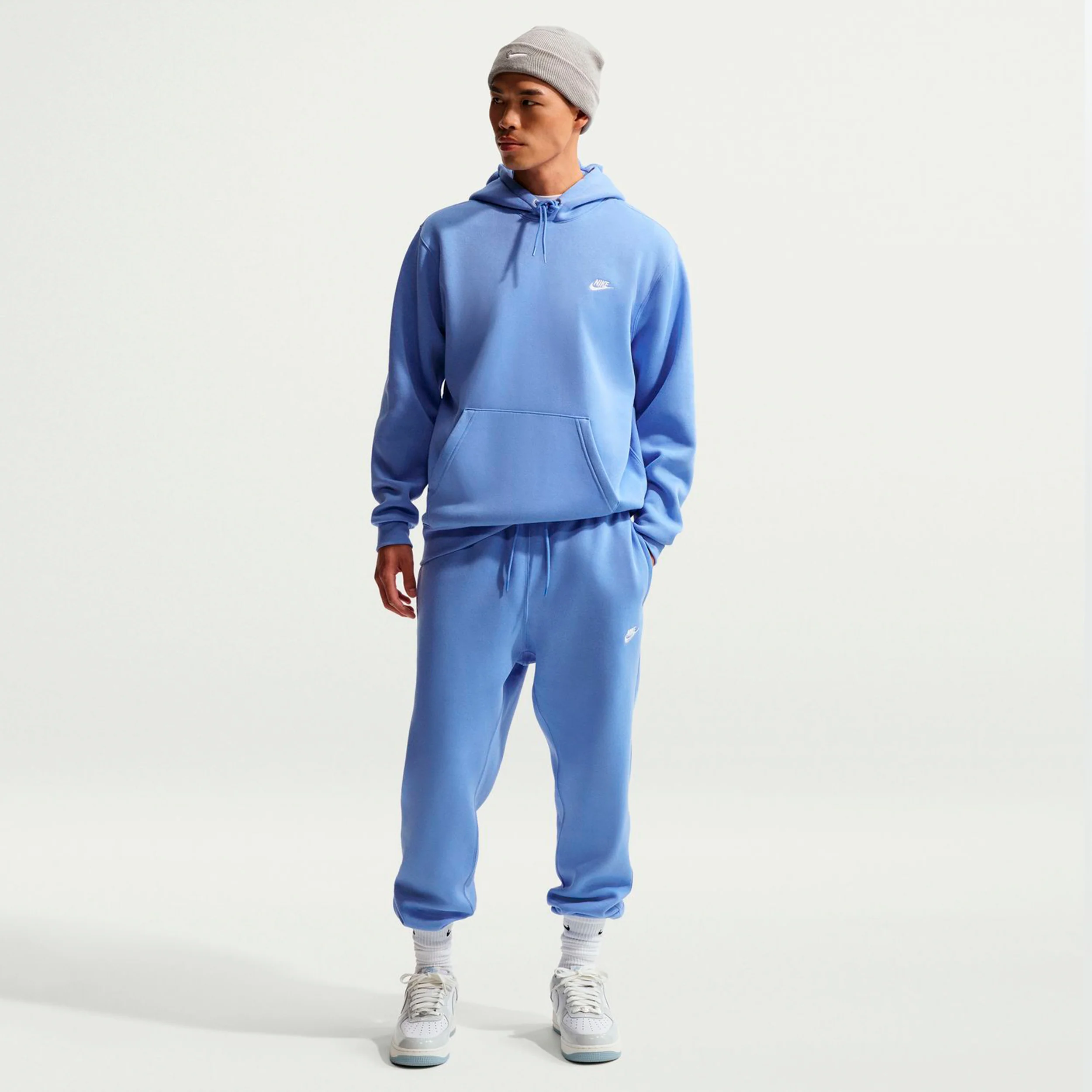 Club Sudadera con capucha Hombres-azul claro - Image 2