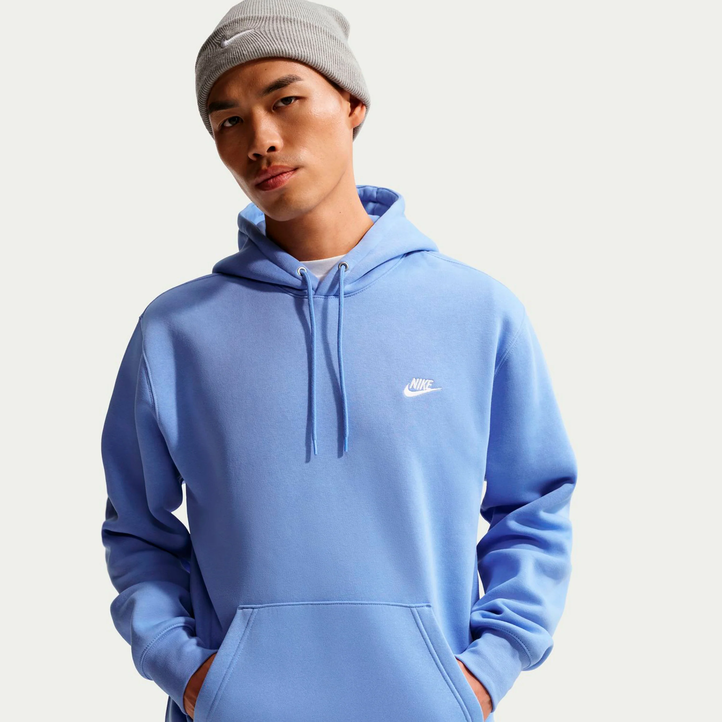 Club Sudadera con capucha Hombres-azul claro - Image 4
