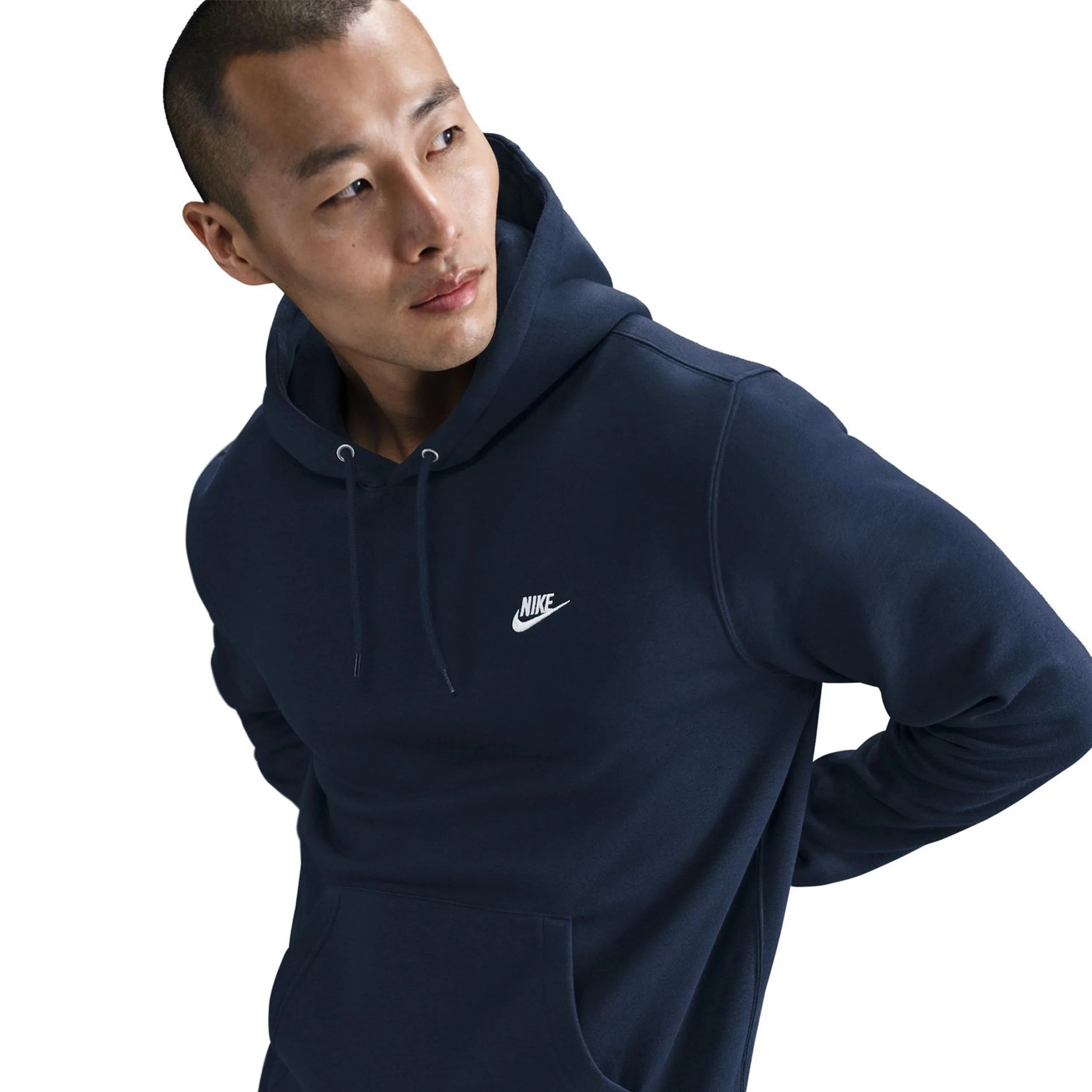 Club Sudadera Con Capucha Hombres-Azul Oscuro - Image 3