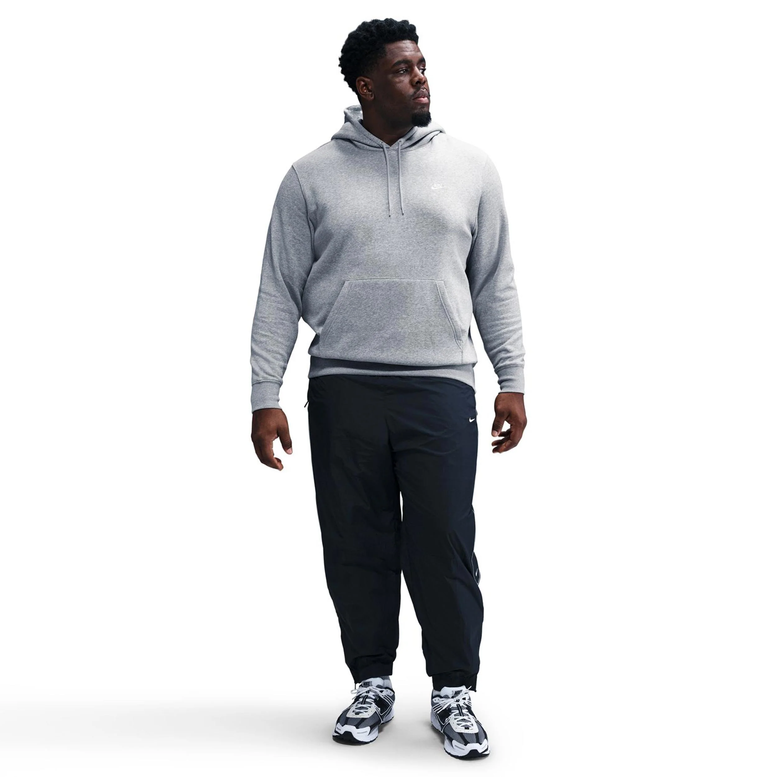 Club Sudadera Con Capucha Hombres-Gris
