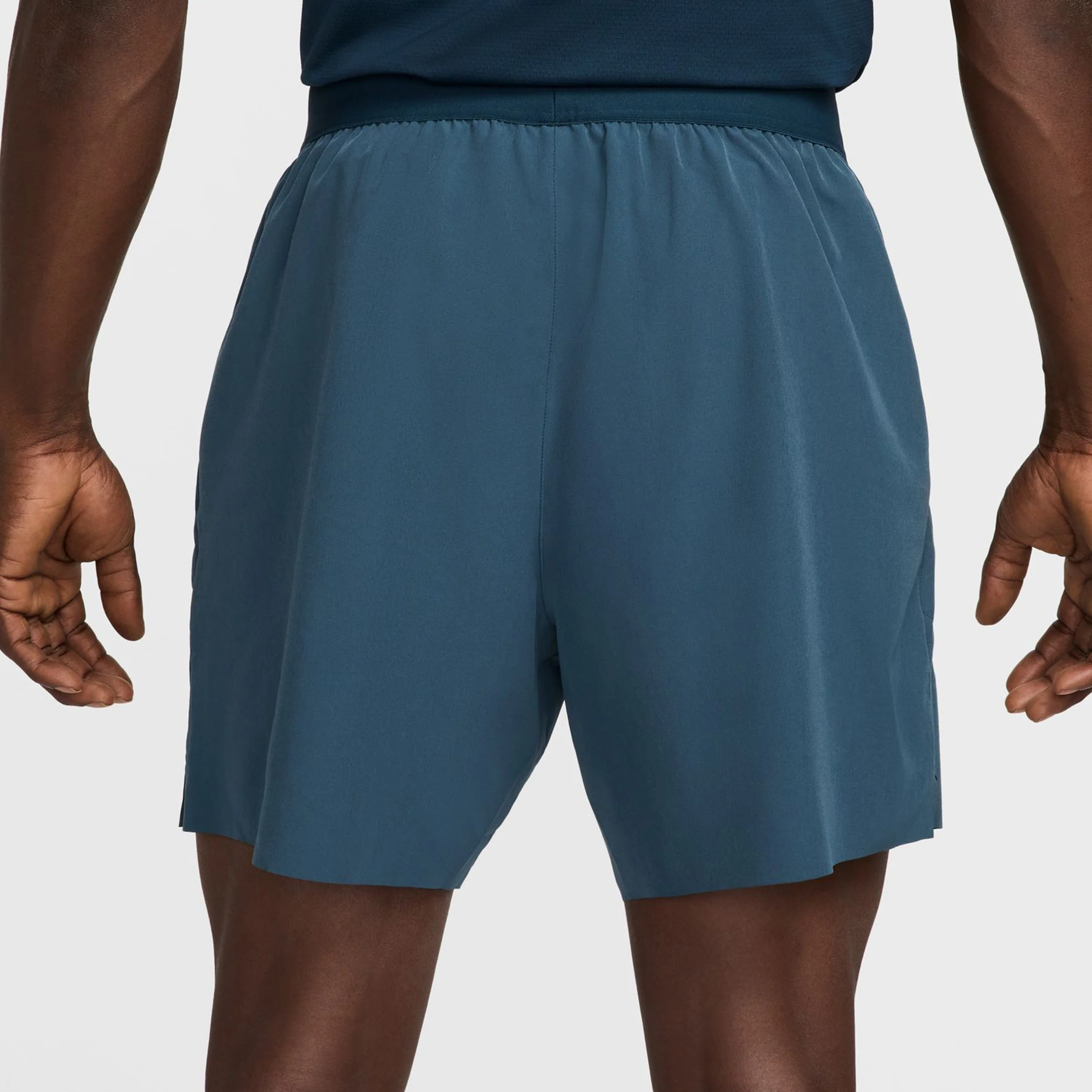 Court Dri-Fit Advantage 6in Shorts Hombres-Azul Oscuro,Blanco - Image 6