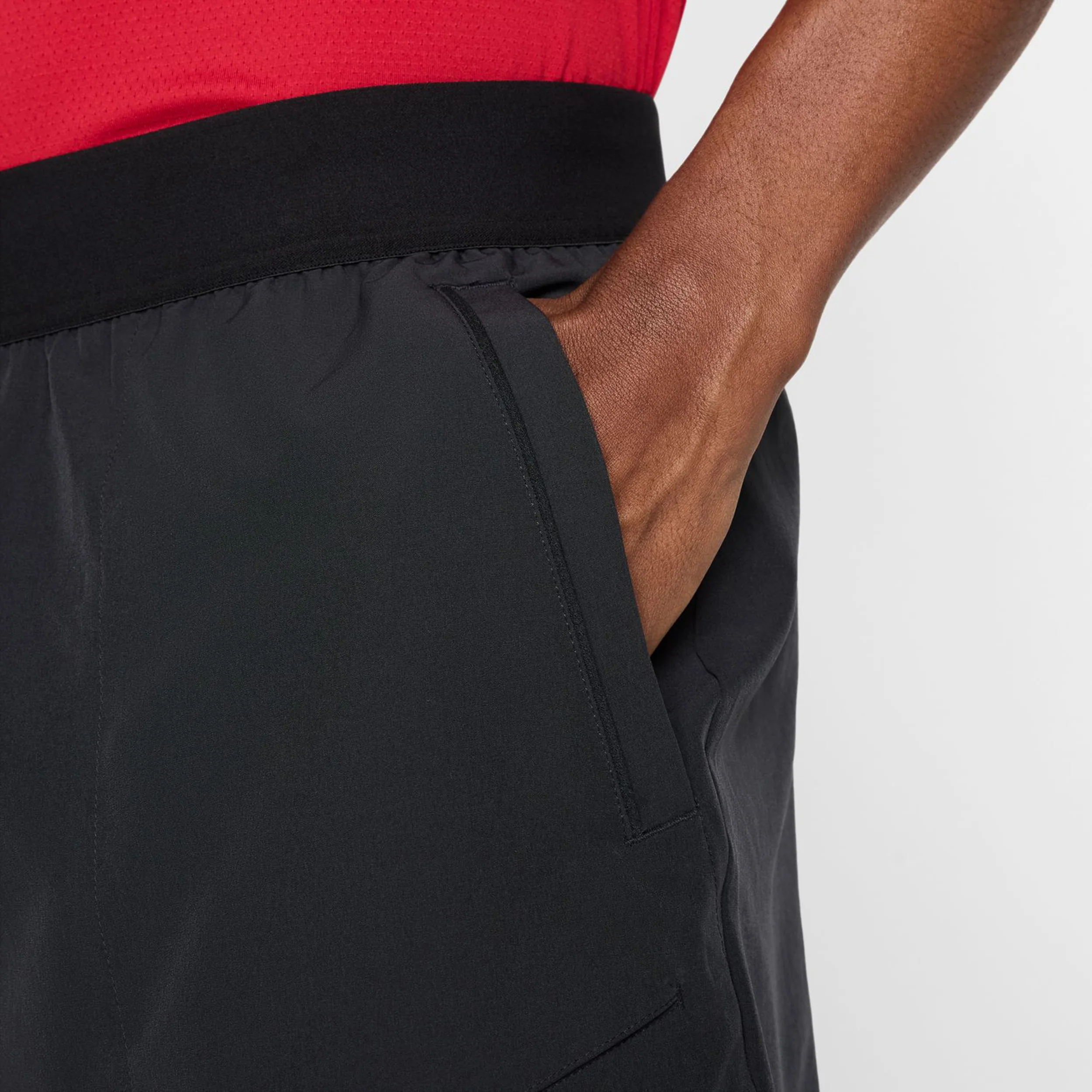 Court Dri-Fit Advantage 6in Shorts Hombres-Negro,Blanco - Image 8