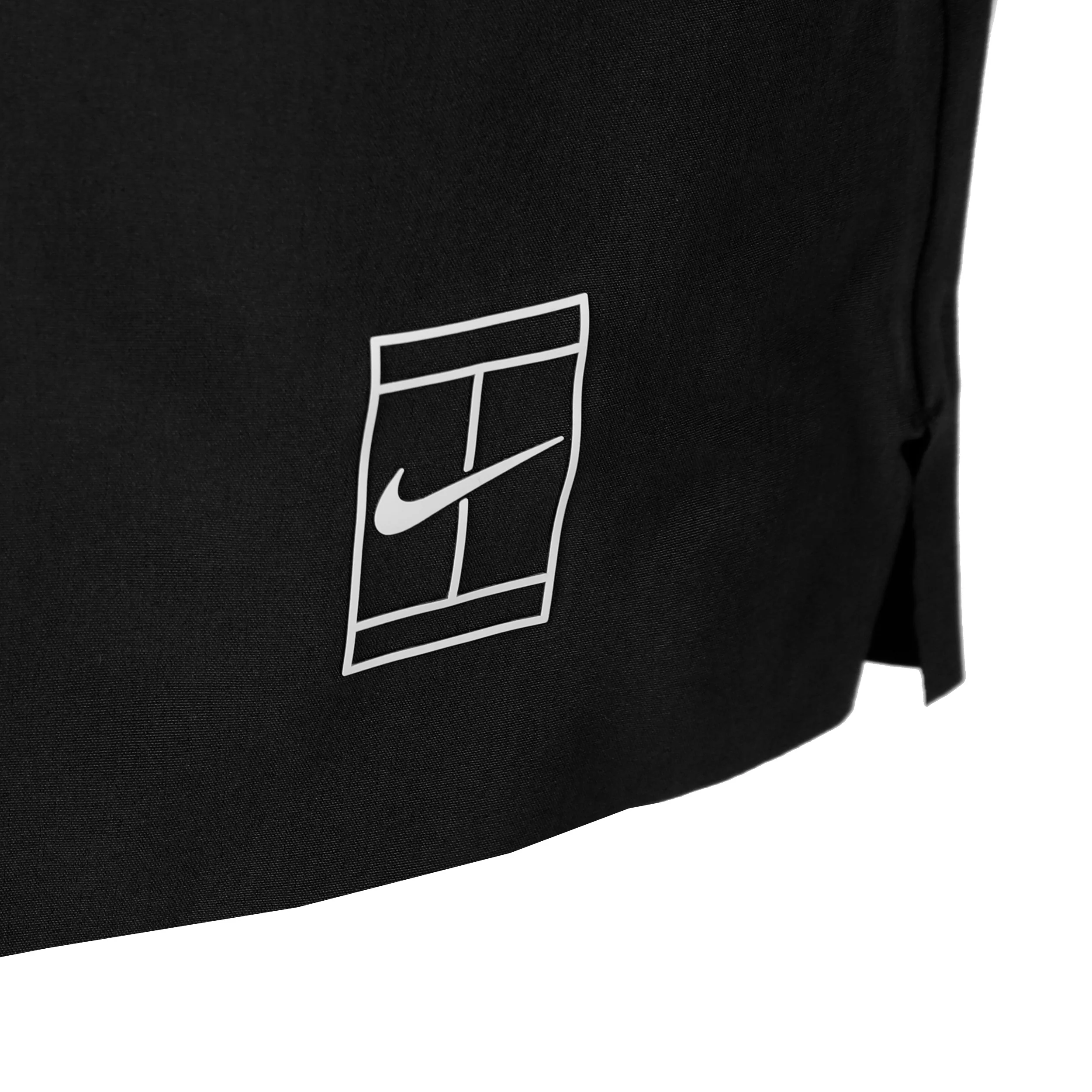Court Dri-Fit Advantage 8in Shorts Hombres-Negro,Blanco - Image 3