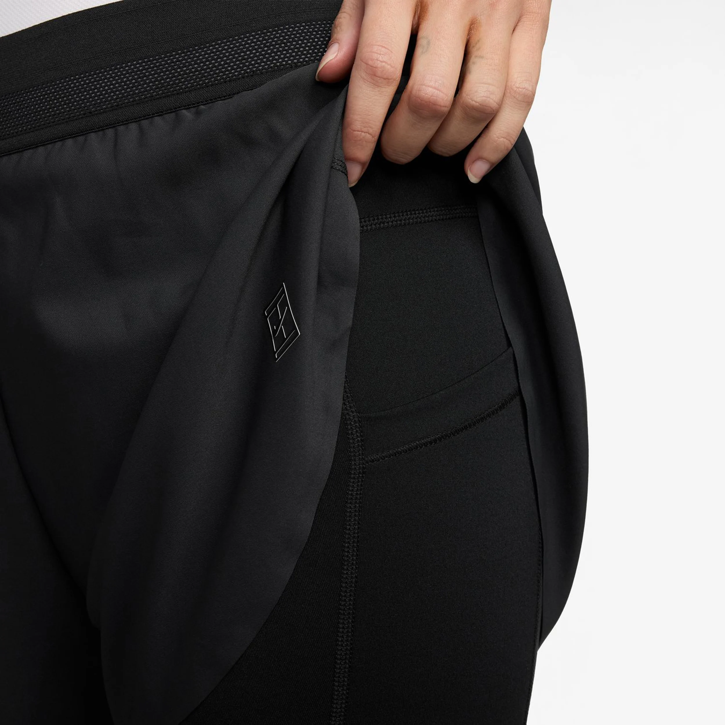 Court Dri-Fit Advantage Ace Shorts Mujeres - negro, negro - Image 4