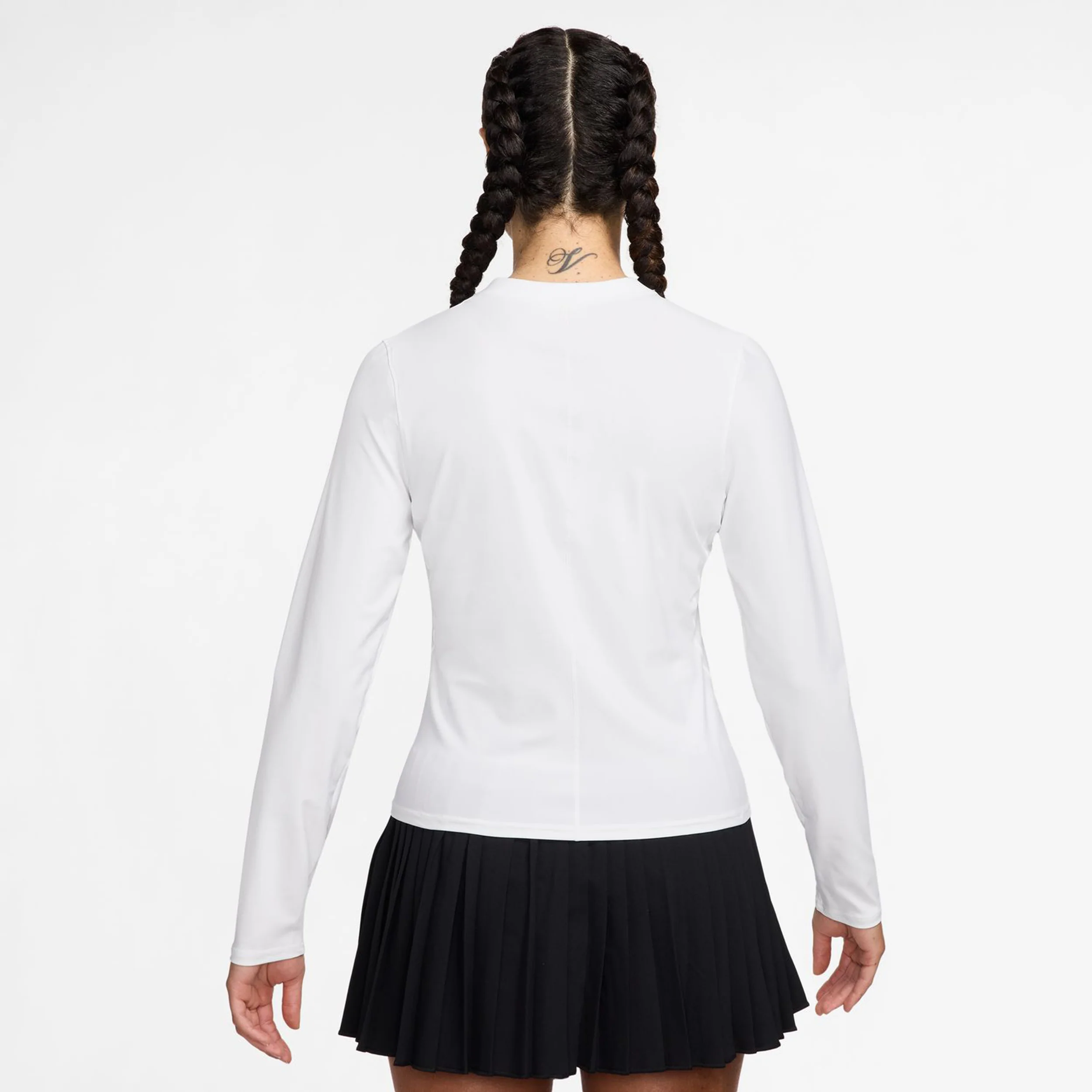 Court Dri-Fit Advantage Camiseta De Manga Larga Mujeres-Blanco,Blanco - Image 2