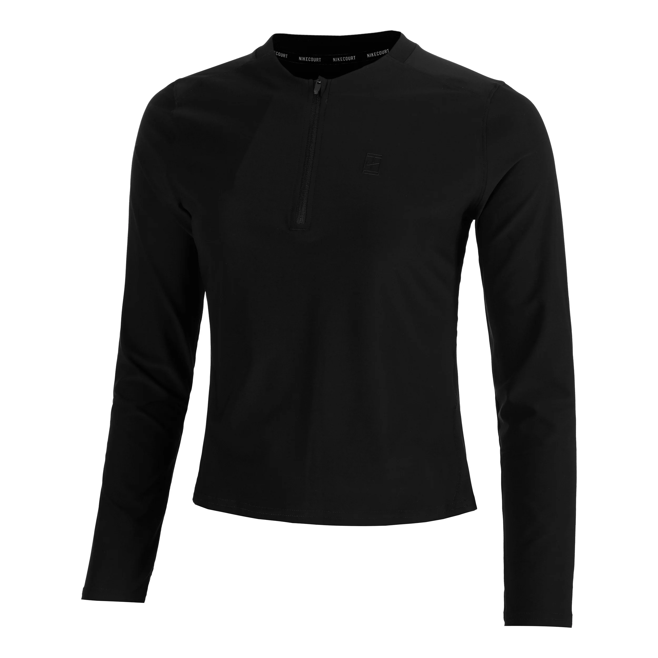 Court Dri-Fit Advantage Camiseta De Manga Larga Mujeres-Negro,Negro