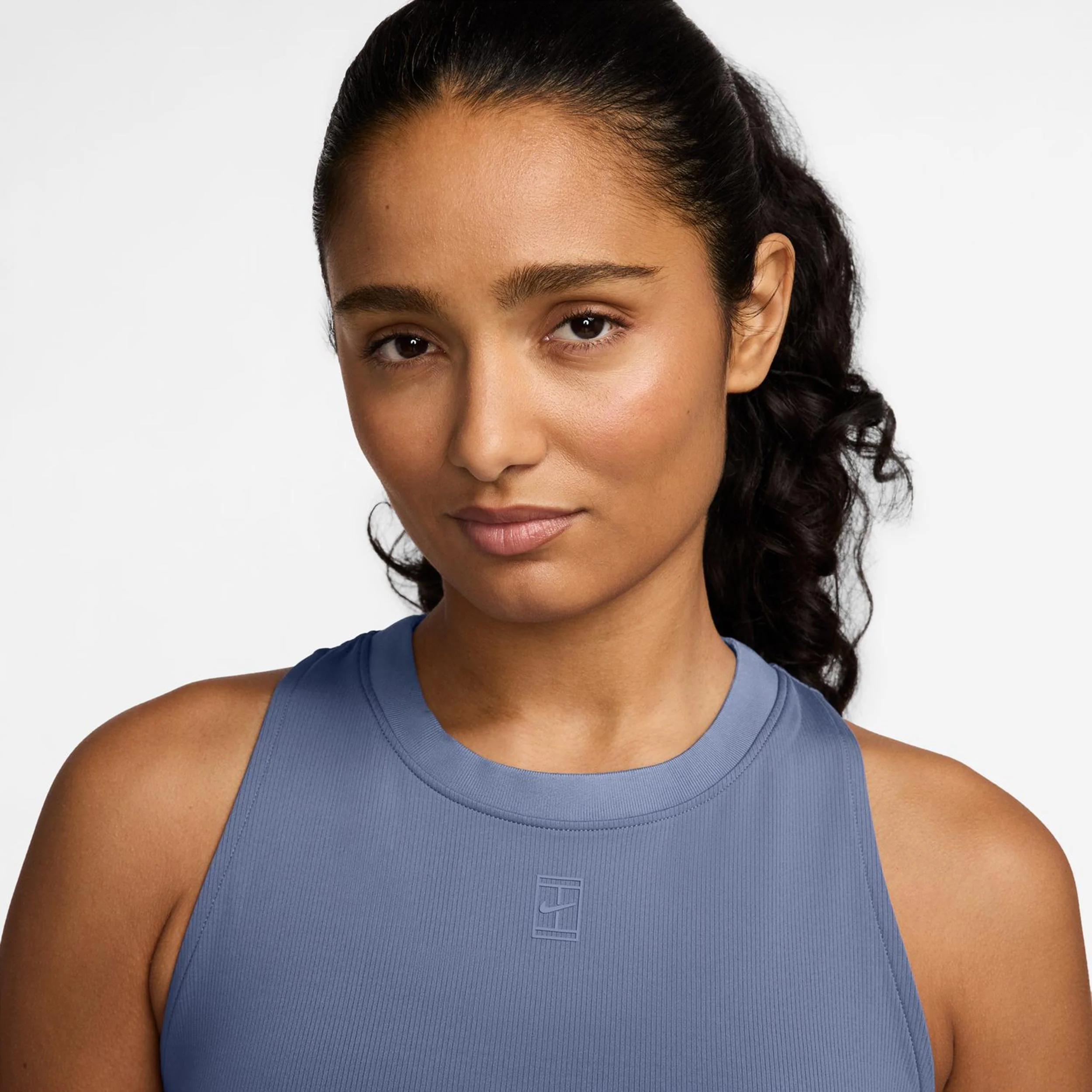 Court Dri-Fit Advantage Camiseta De Tirantes Mujeres-Azul-gris - Image 3