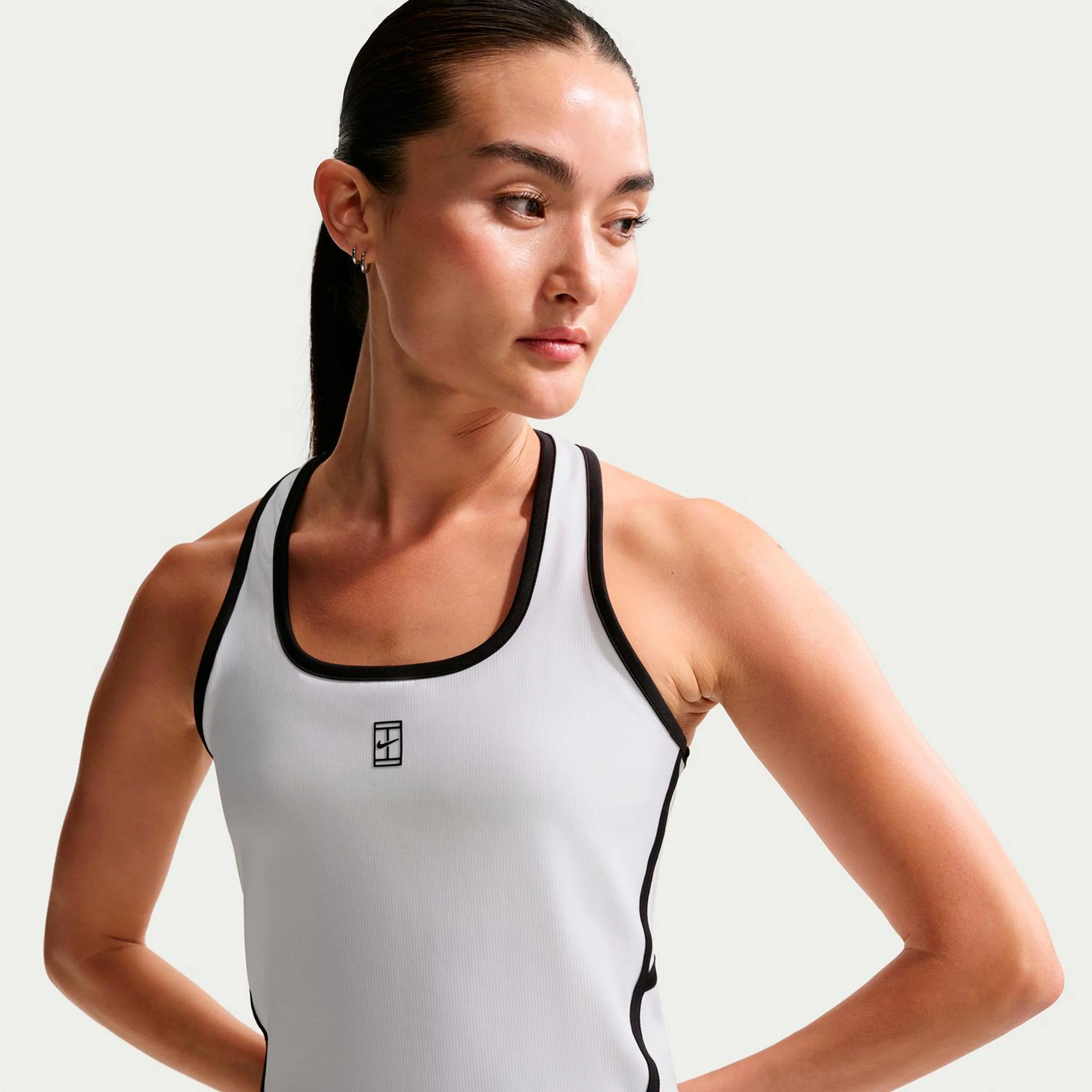 Court Dri-Fit Advantage Camiseta de tirantes Mujeres - blanco, negro - Image 6