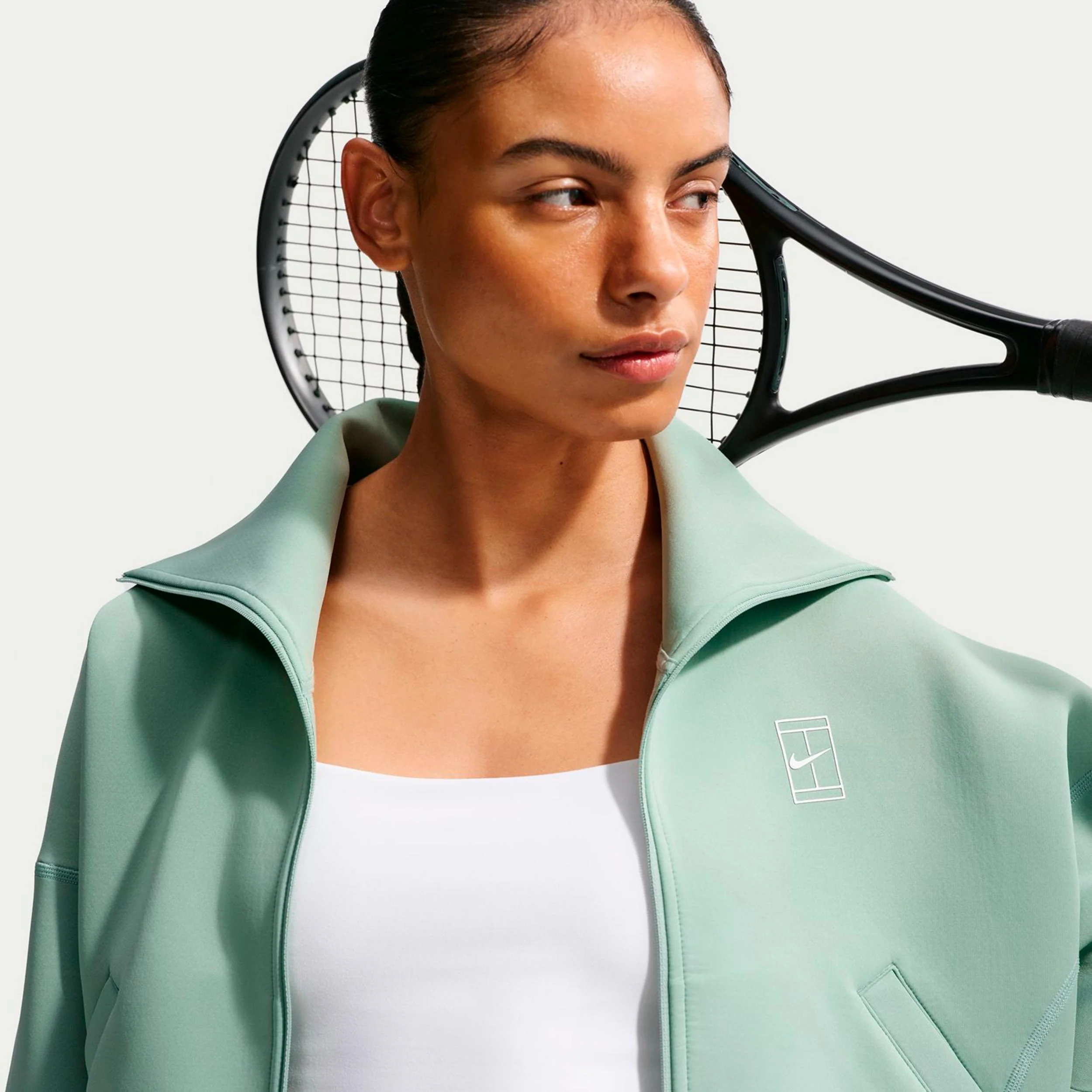 Court Dri-Fit Advantage Chaqueta de entrenamiento Mujeres - blanco rot, blanco - Image 5