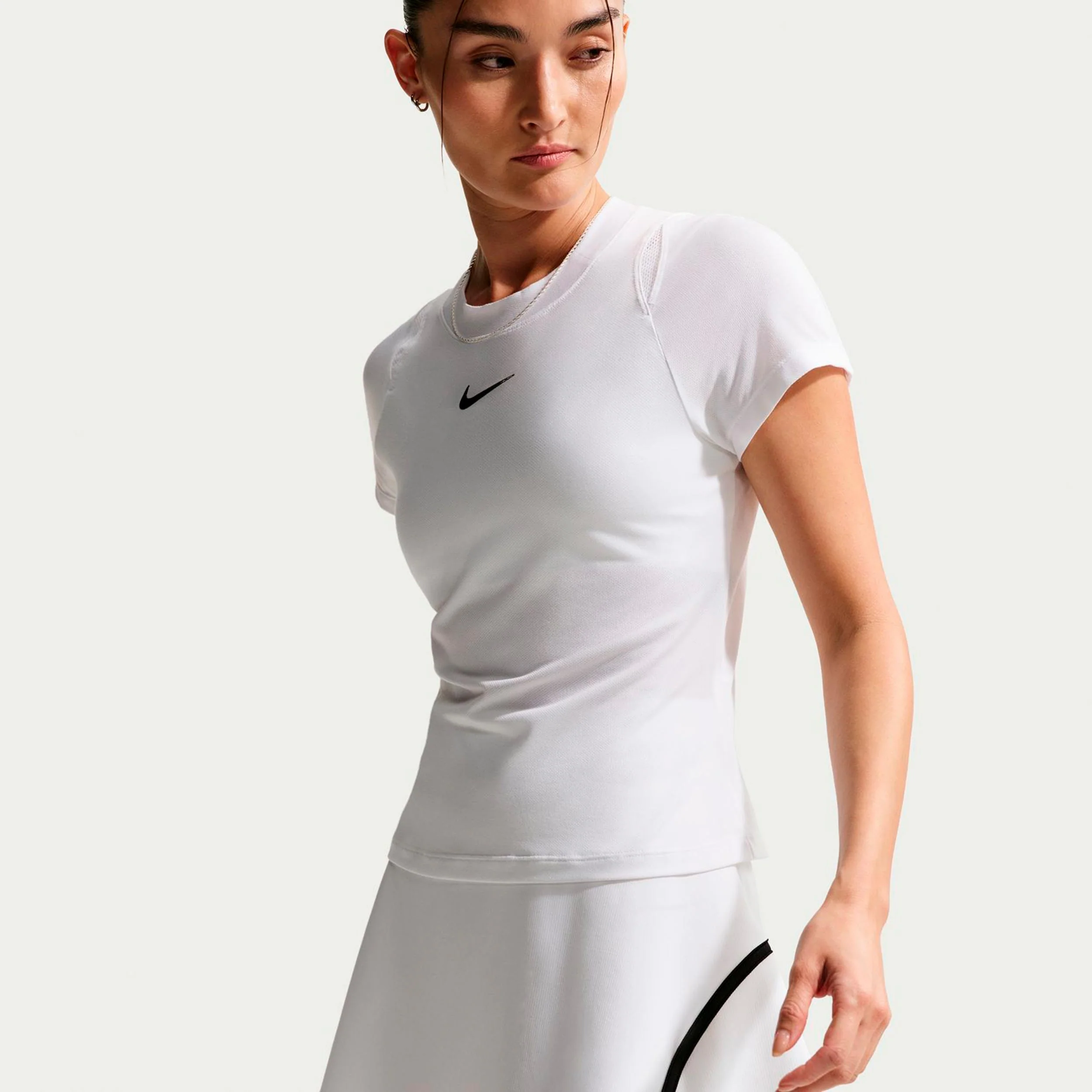 Court Dri-Fit Advantage High Rise Falda Mujeres-blanco - Image 5