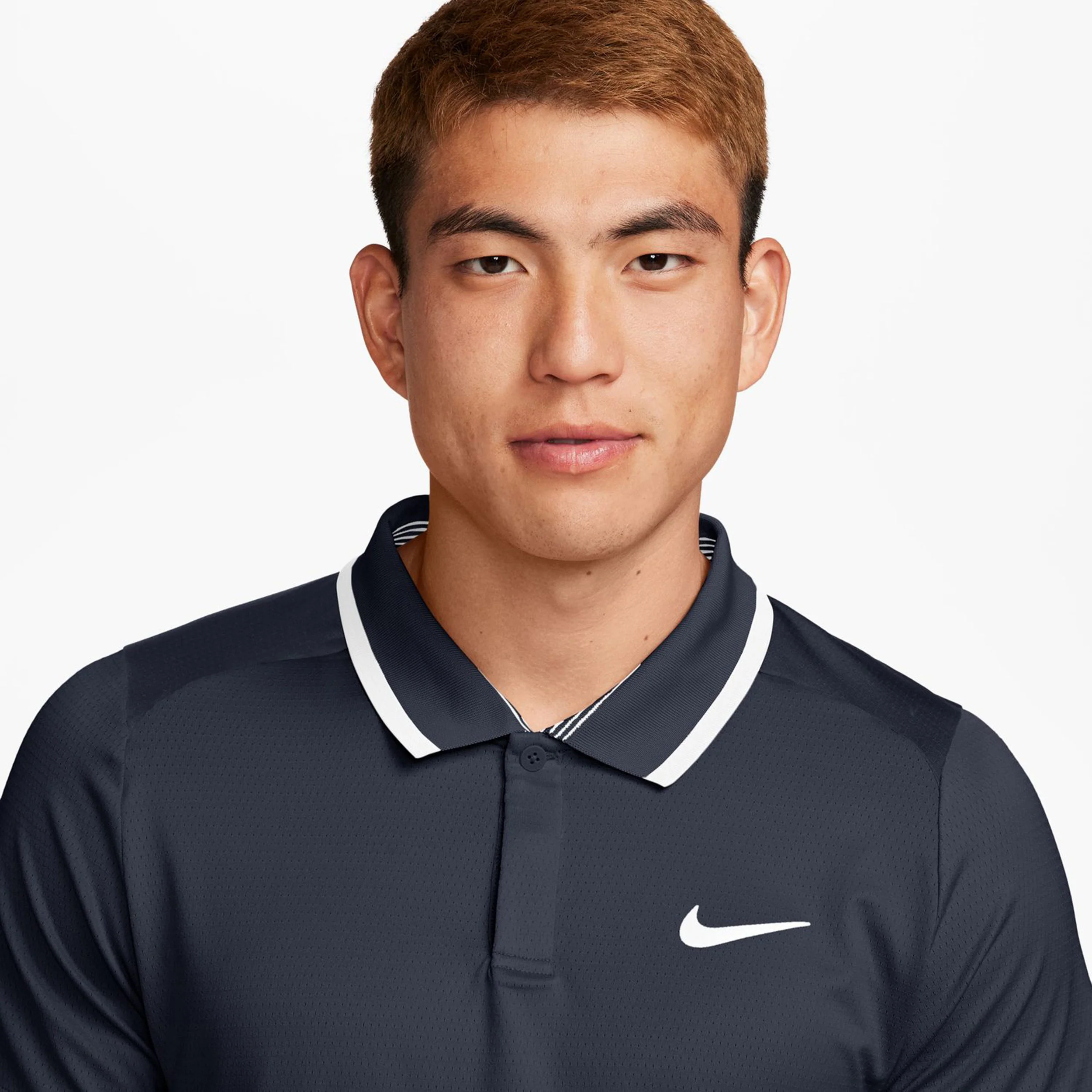 Court Dri-Fit Advantage Polo Hombres-Azul Oscuro - Image 3