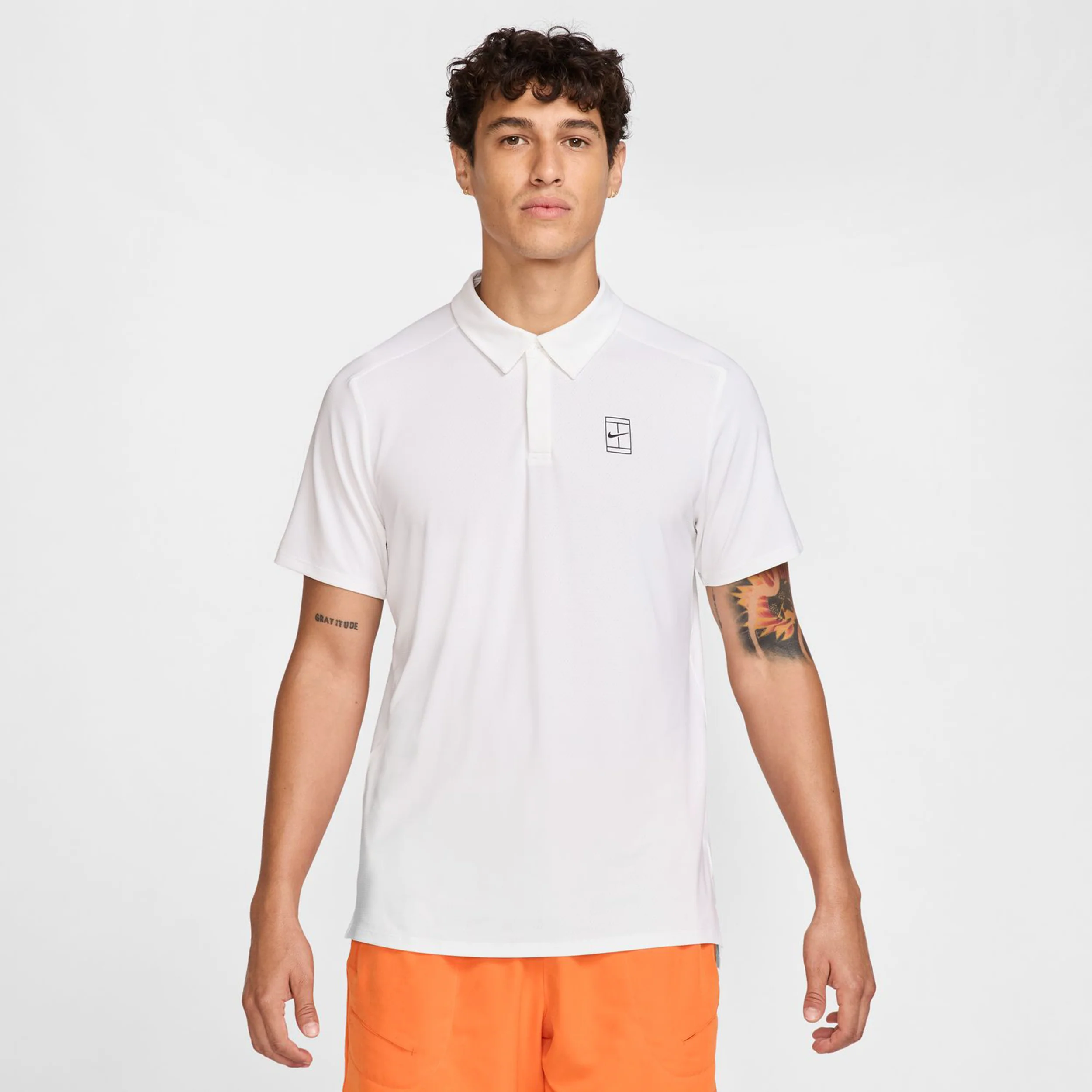 Court Dri-Fit Advantage Polo Hombres-Blanco - Image 4