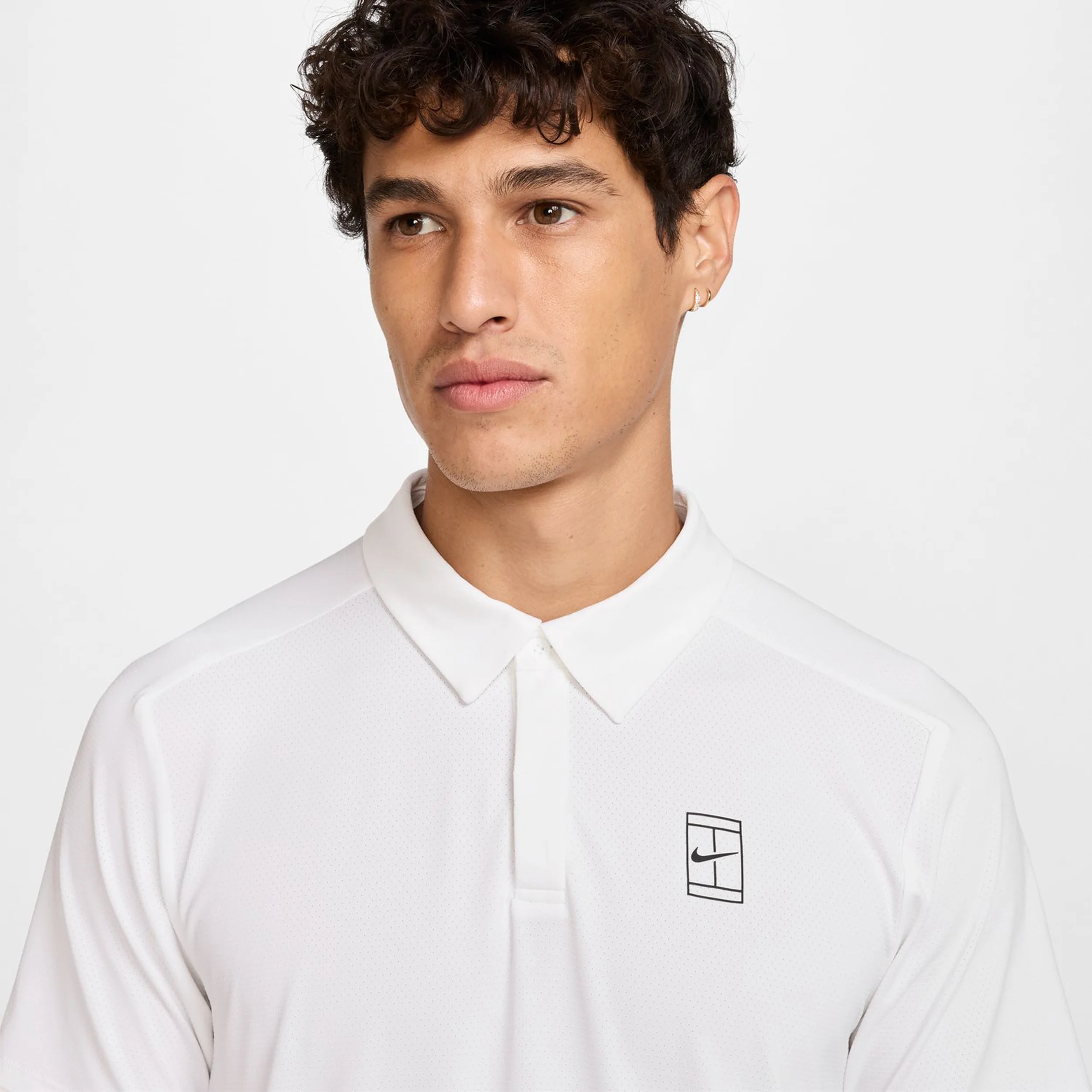 Court Dri-Fit Advantage Polo Hombres-Blanco - Image 6