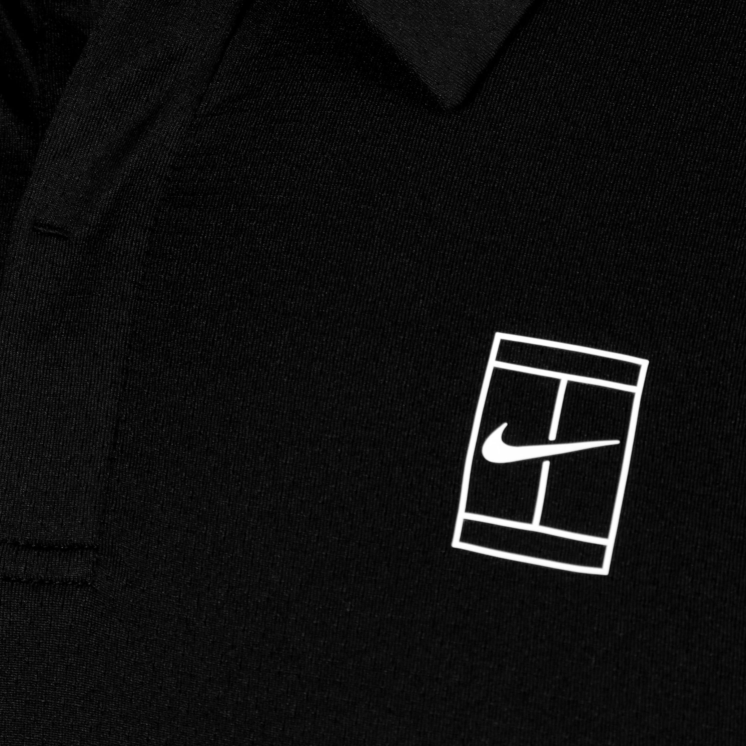 Court Dri-FIT Advantage Polo Hombres-negro - Image 3