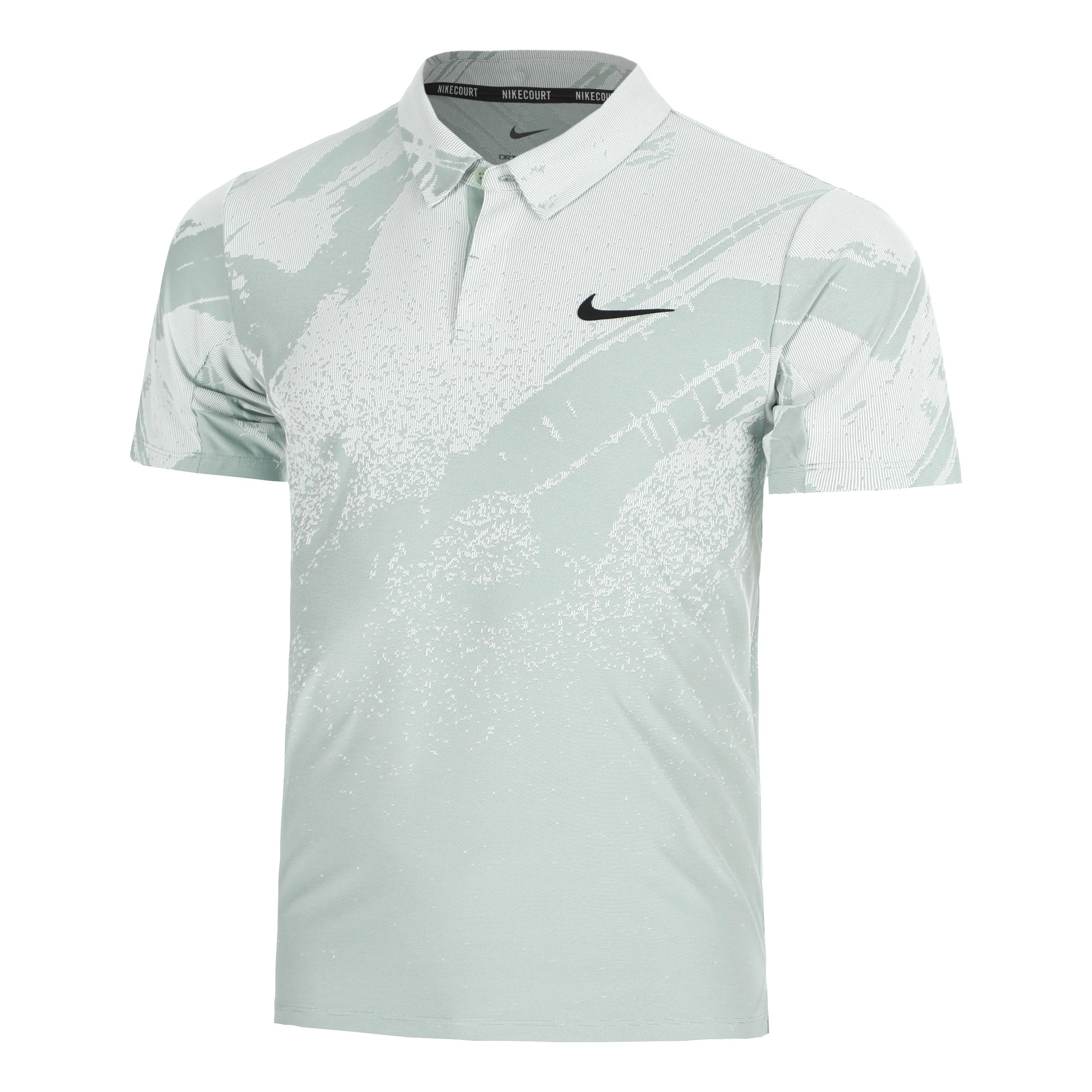 Court Dri-Fit Advantage Slam Polo Hombres - blanco rot, negro
