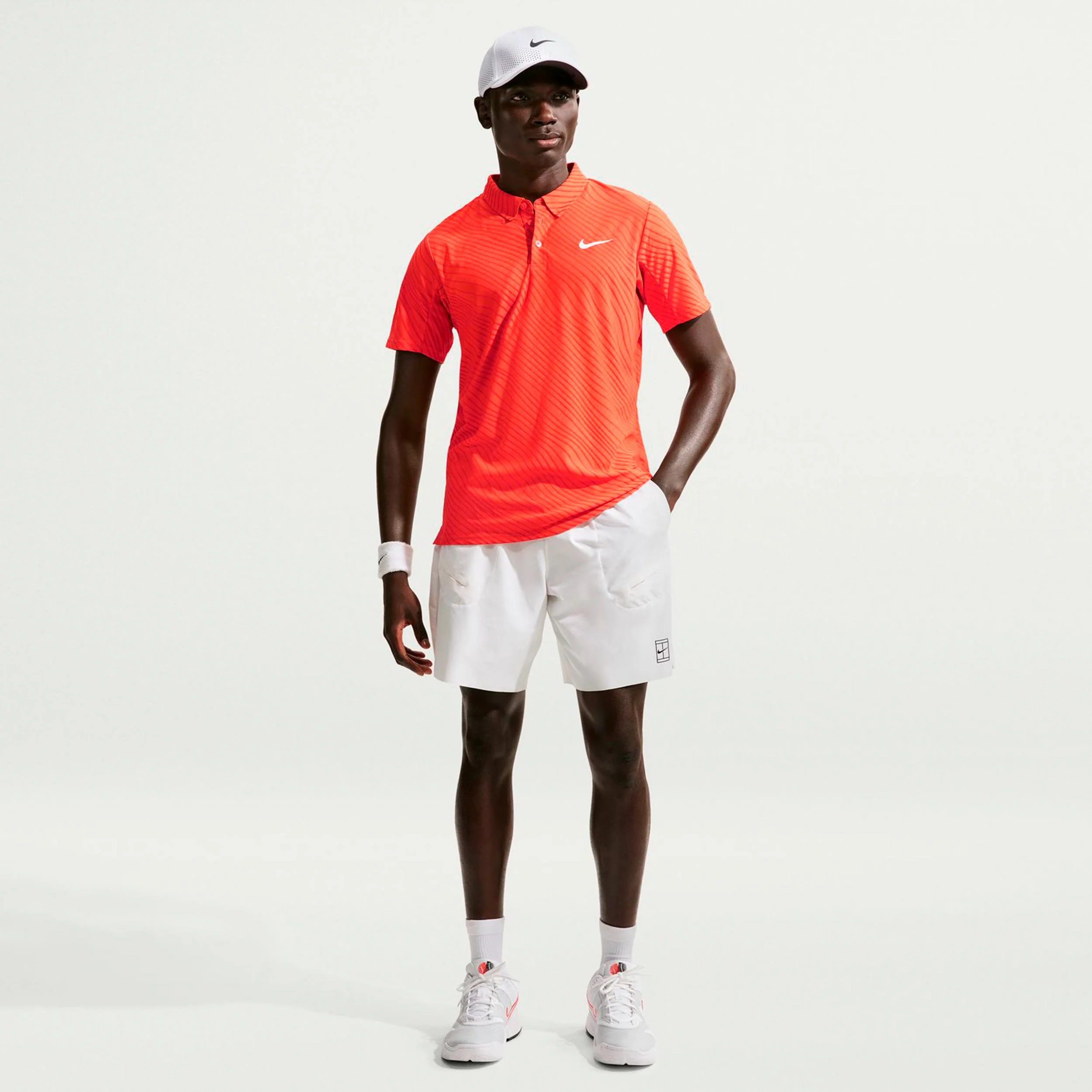 Court Dri-Fit Advantage Slam Polo Hombres-naranja - Image 2