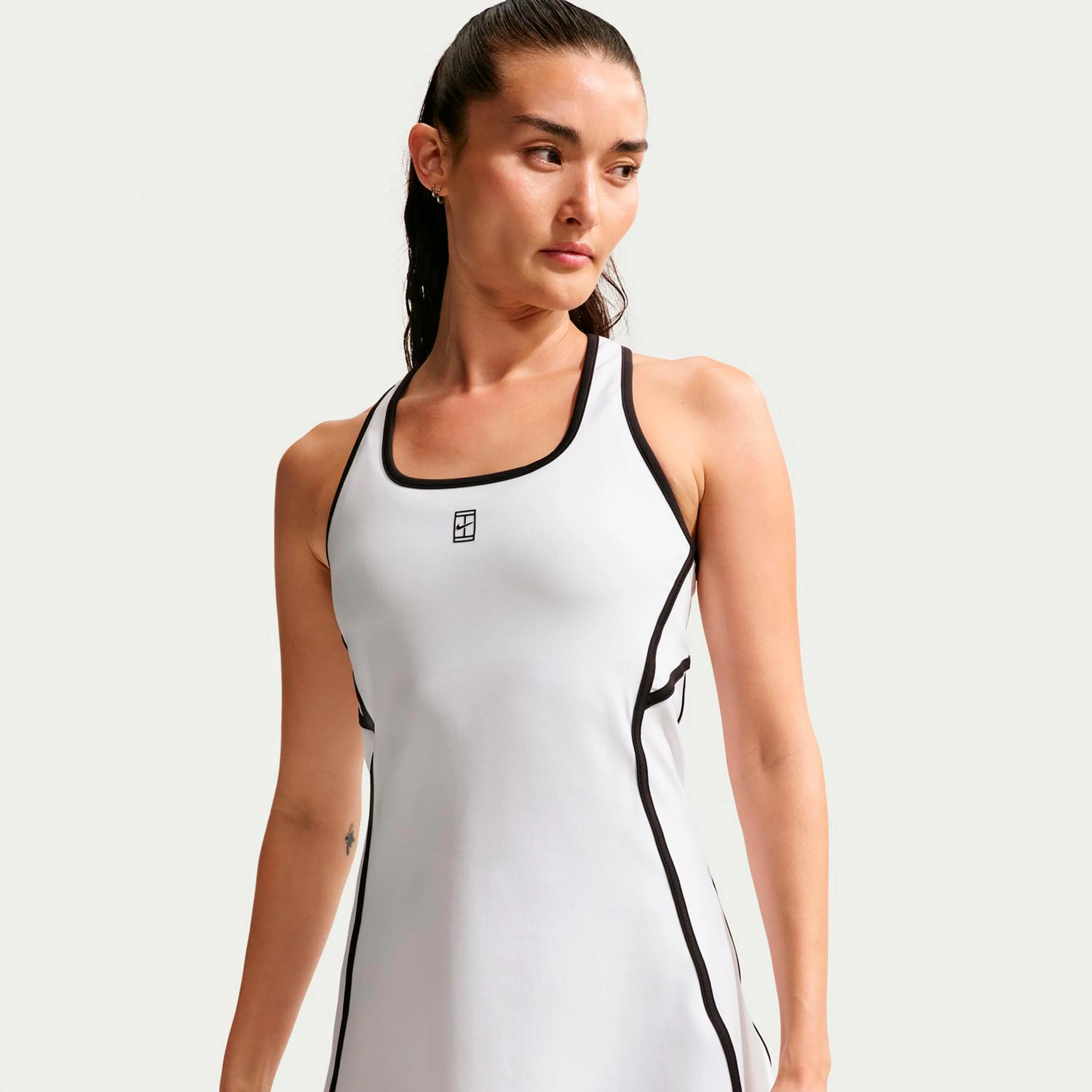 Court Dri-Fit Advantage Vestido Mujeres-blanco