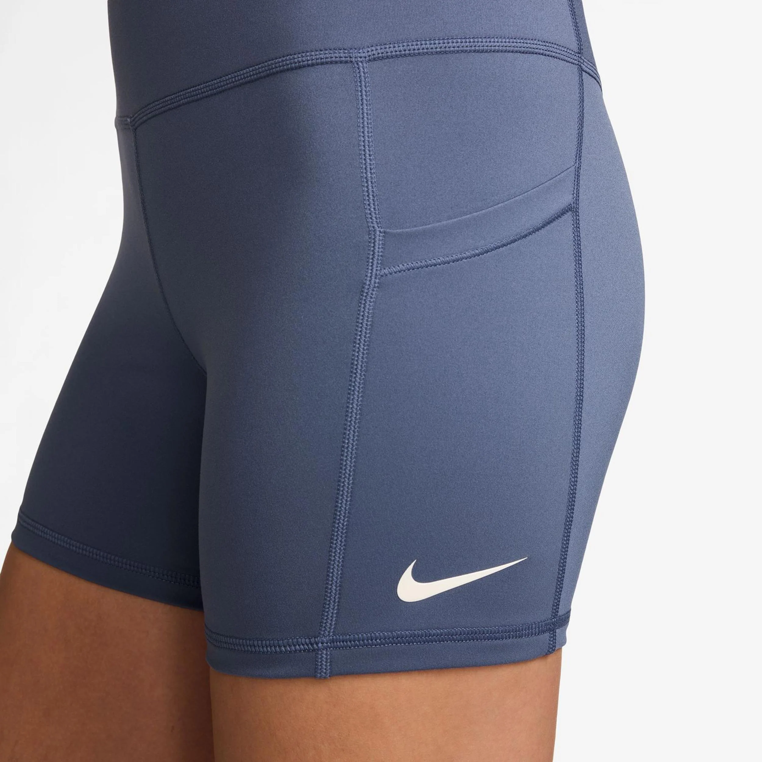 Court Dri-Fit Ball Shorts Con Bolsillo Para Pelota Mujeres-Azul-gris - Image 4