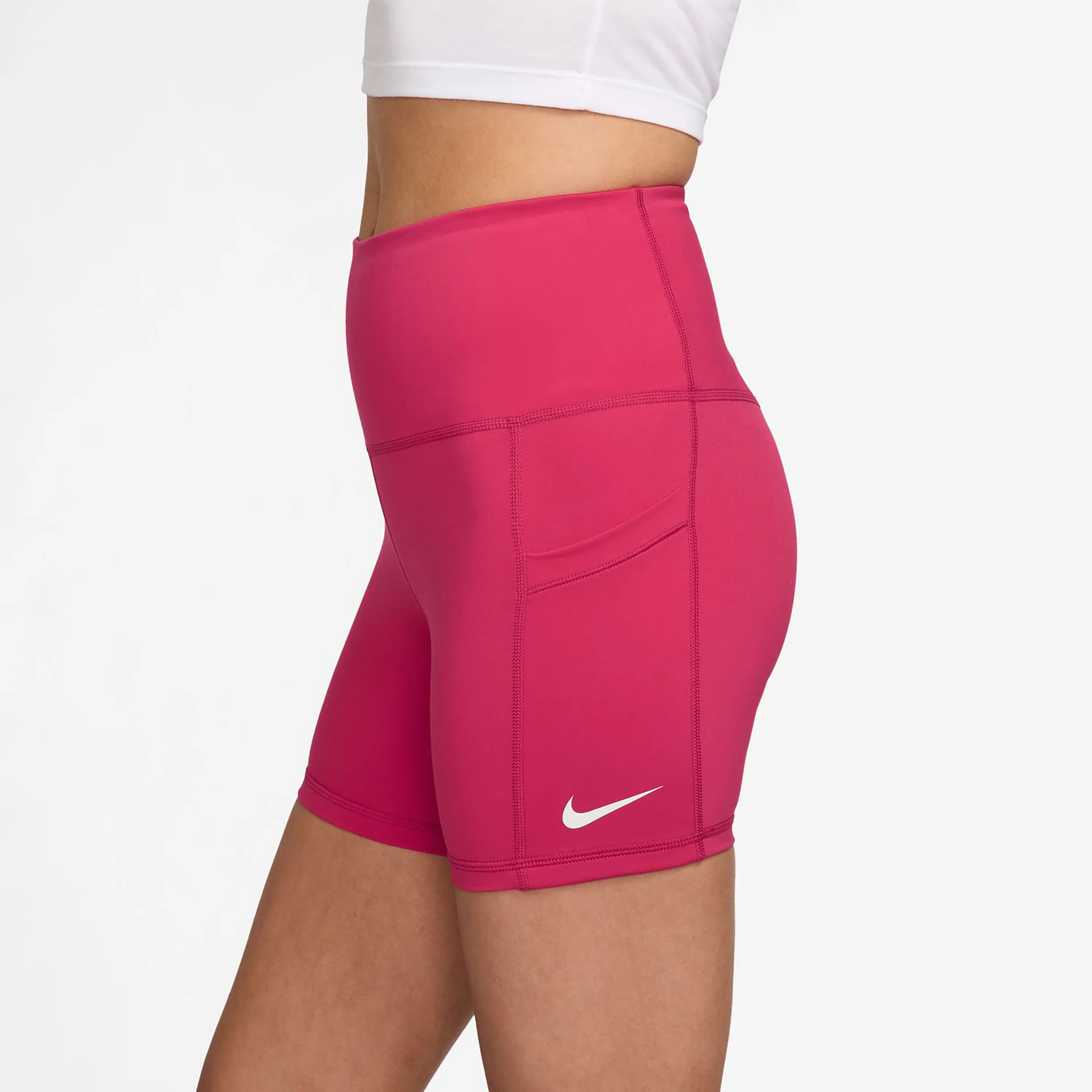 Court Dri-Fit Ball Shorts con bolsillo para pelota Mujeres - berry, blanco - Image 3
