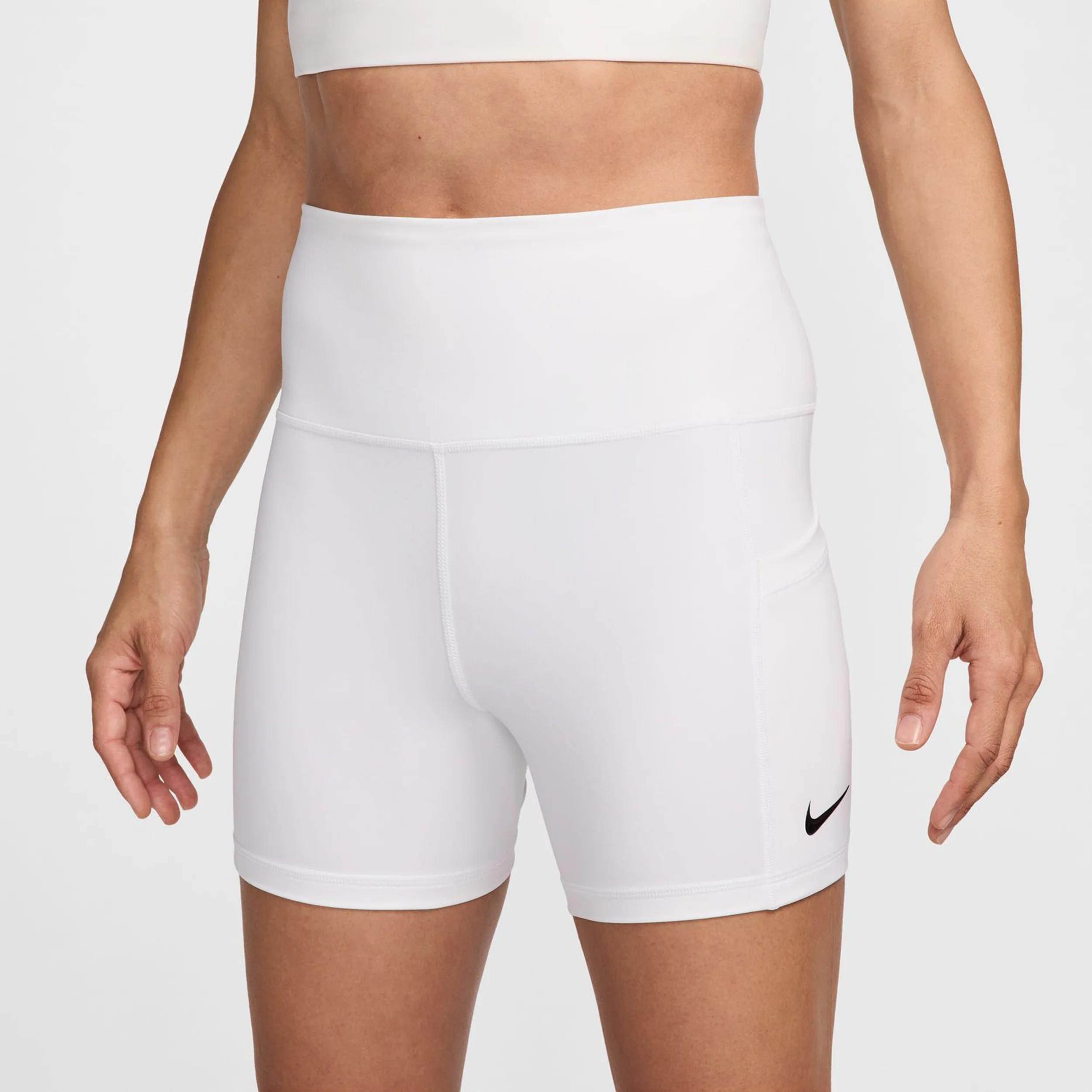 Court Dri-Fit Ball Shorts Con Bolsillo Para Pelota Mujeres-Blanco - Image 4