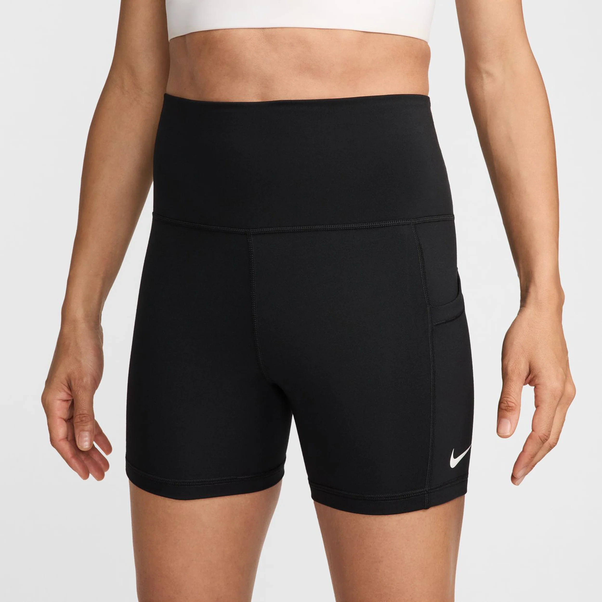 Court Dri-Fit Ball Shorts Con Bolsillo Para Pelota Mujeres-Negro,Blanco - Image 4
