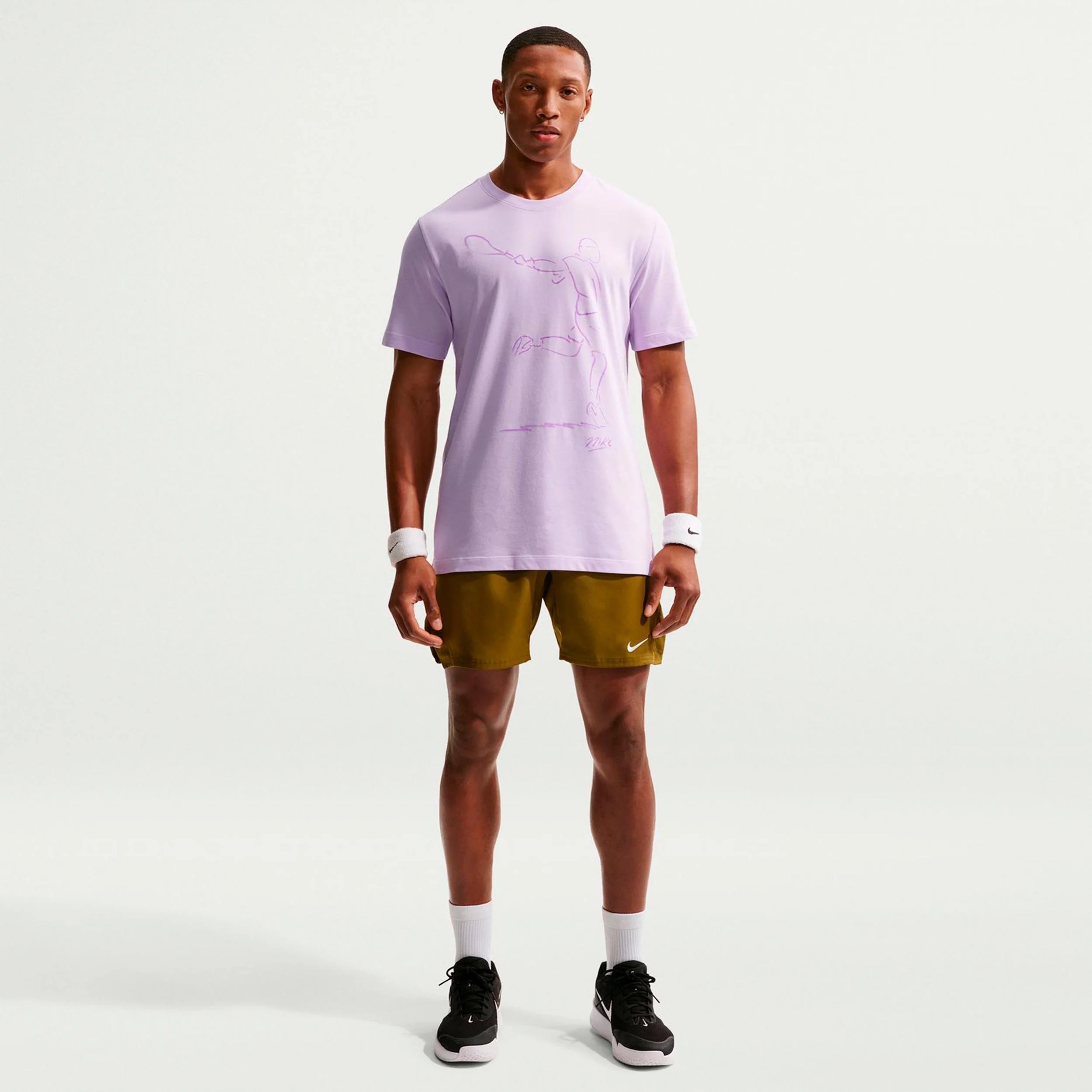 Court Dri-Fit Camiseta de manga corta Hombres - morado - Image 2