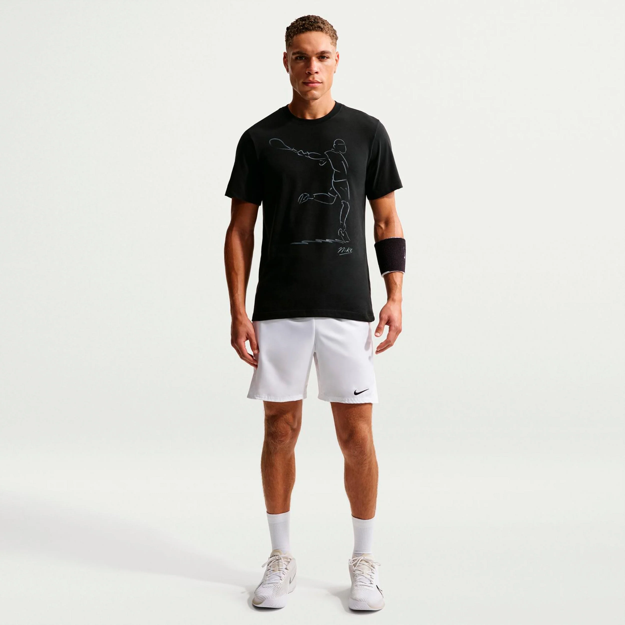 Court Dri-Fit Camiseta de manga corta Hombres - negro - Image 2
