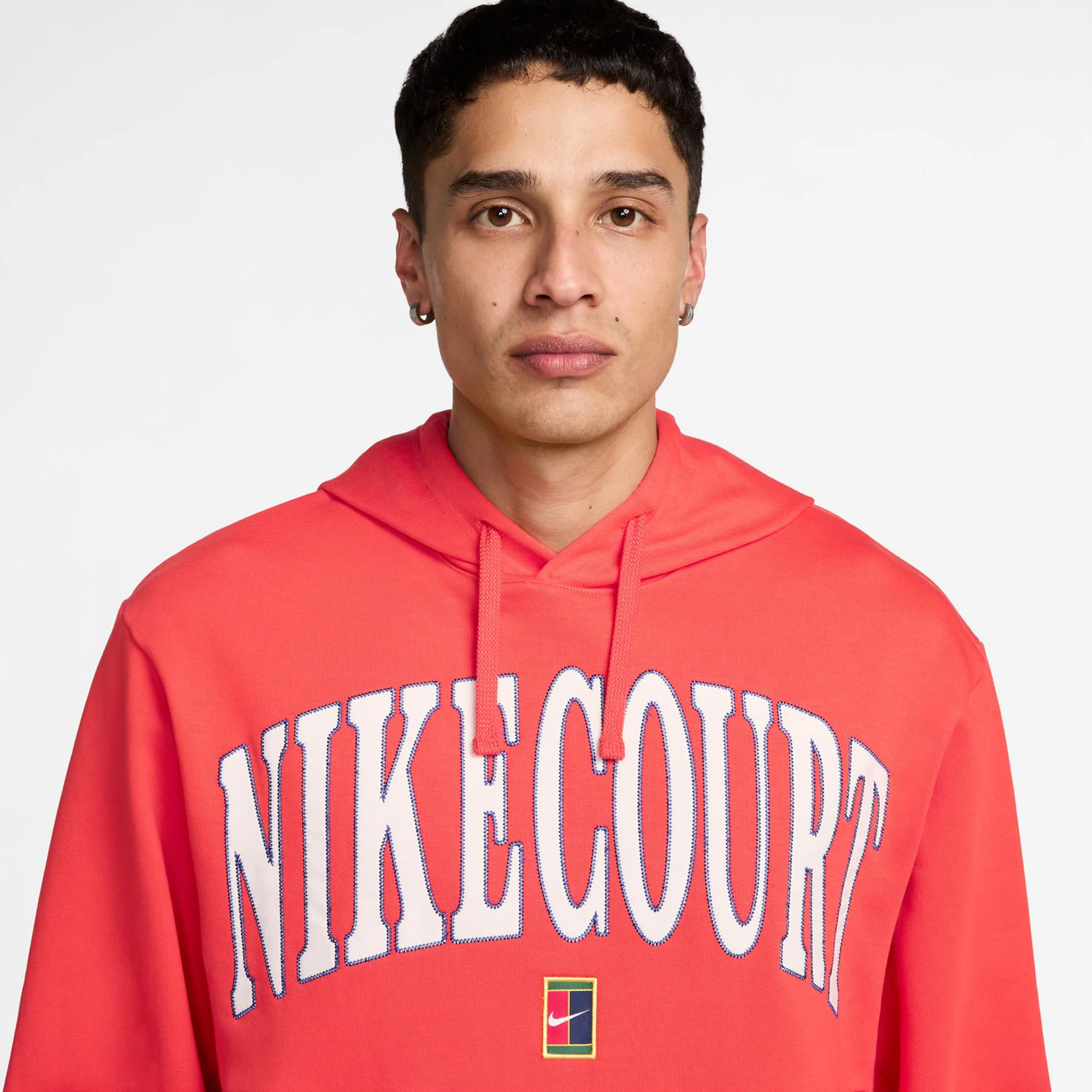 Court Dri-FIT Fleece High Rise Sudadera Con Capucha Hombres-Rojo - Image 7