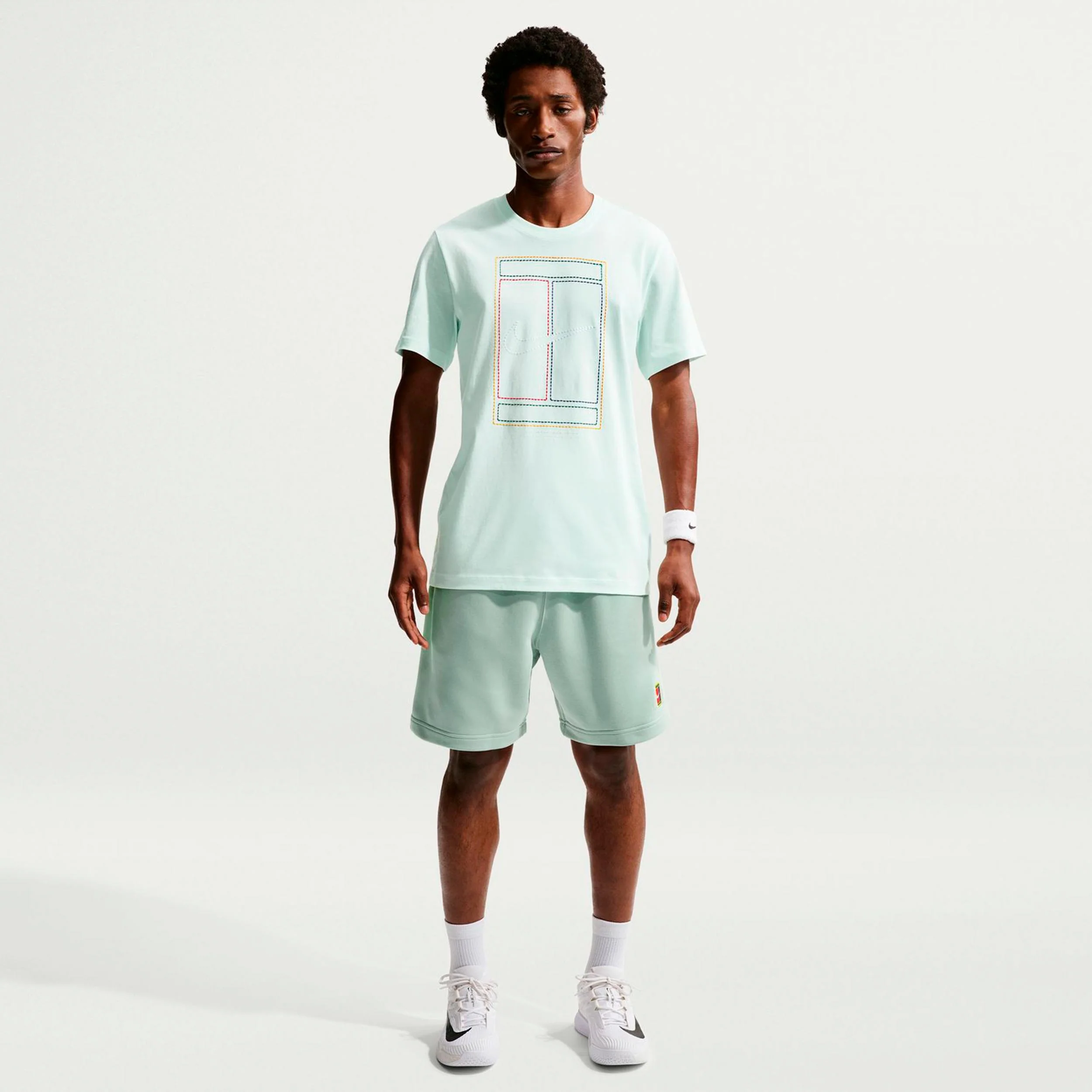 Court Dri-Fit Heritage Fleece Shorts Hombres - blanco rot - Image 2