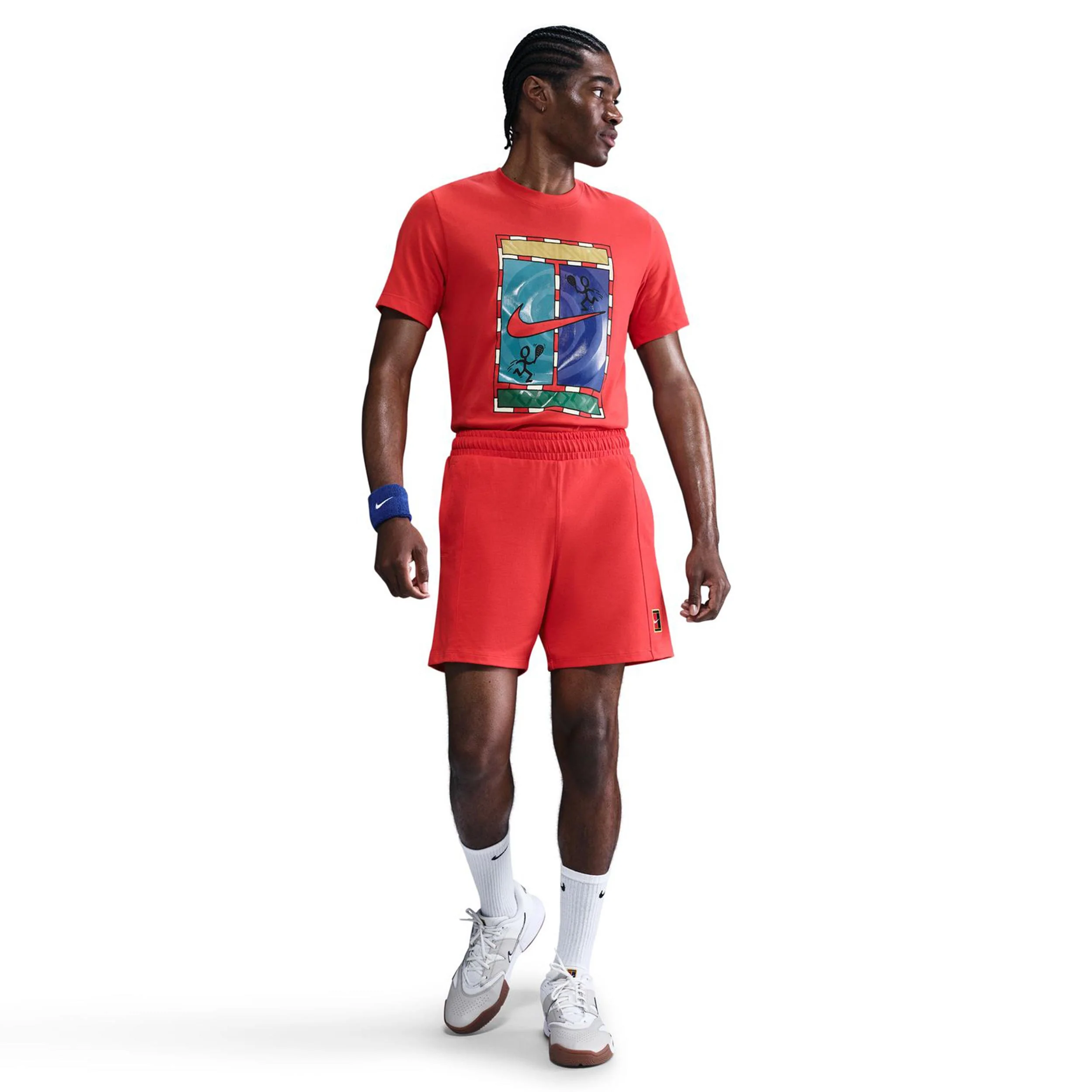 Court Dri-FIT Heritage Shorts Hombres-Rojo - Image 2