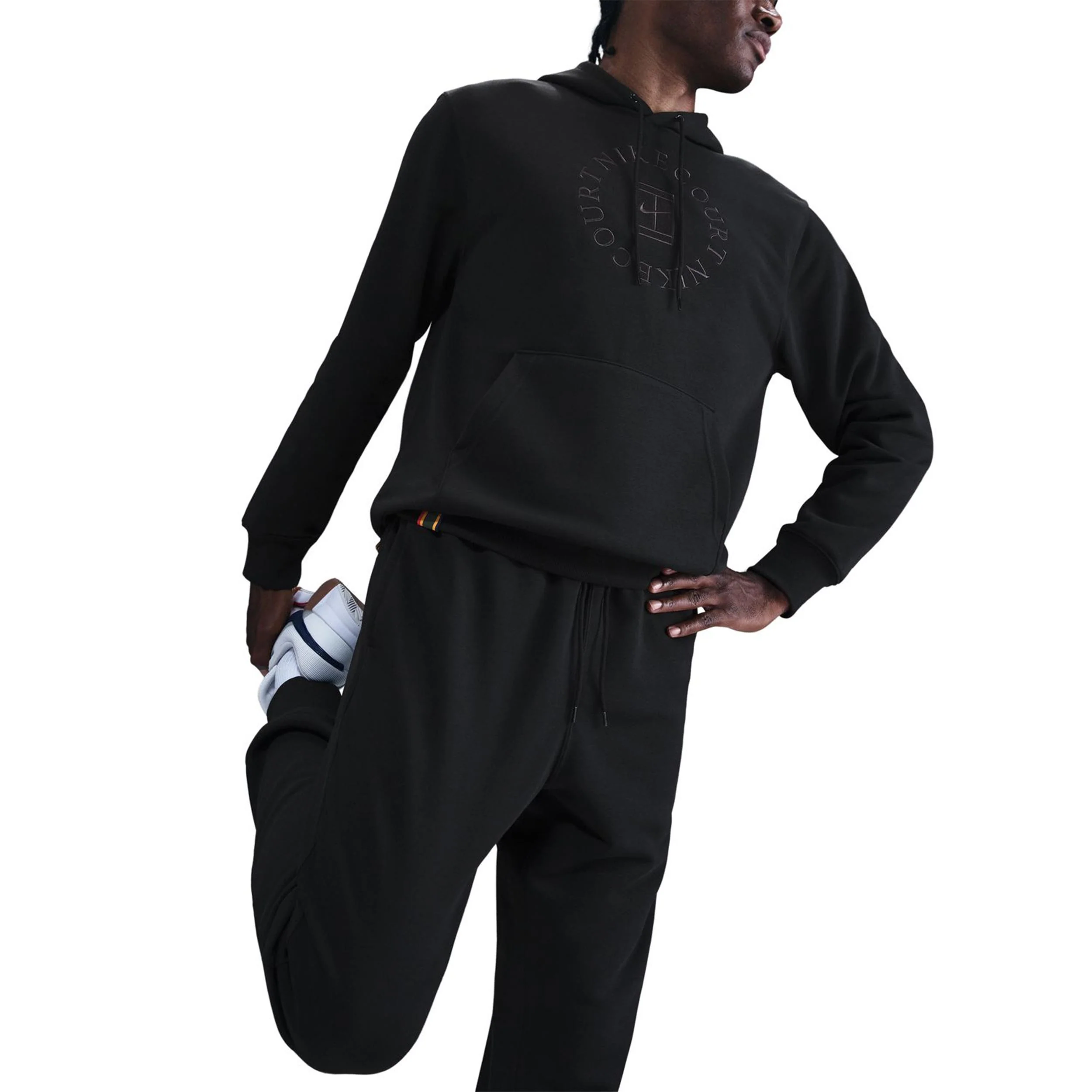 Court Dri-Fit Heritage Sudadera Con Capucha Hombres-Negro - Image 5