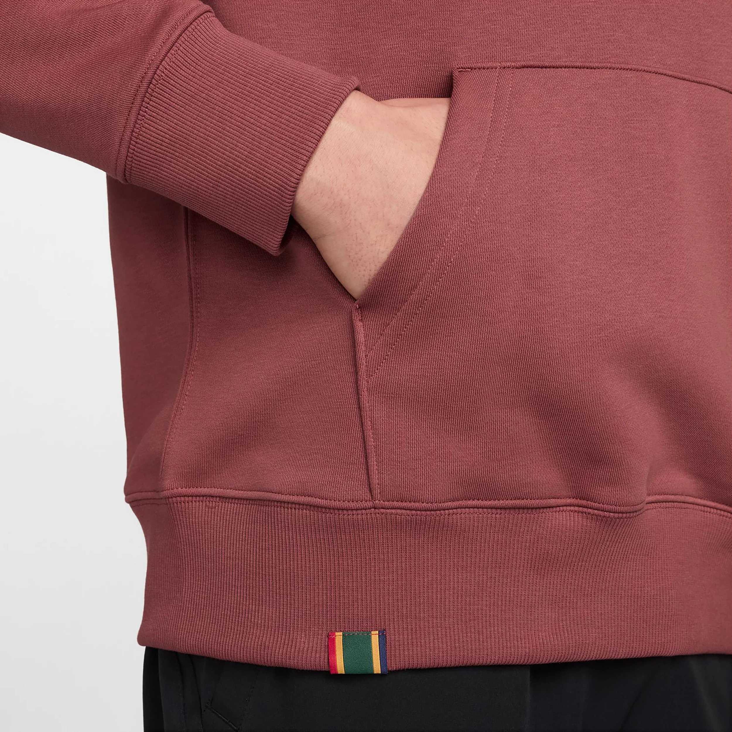 Court Dri-Fit Heritage Sudadera con capucha Hombres-rojo vino - Image 3