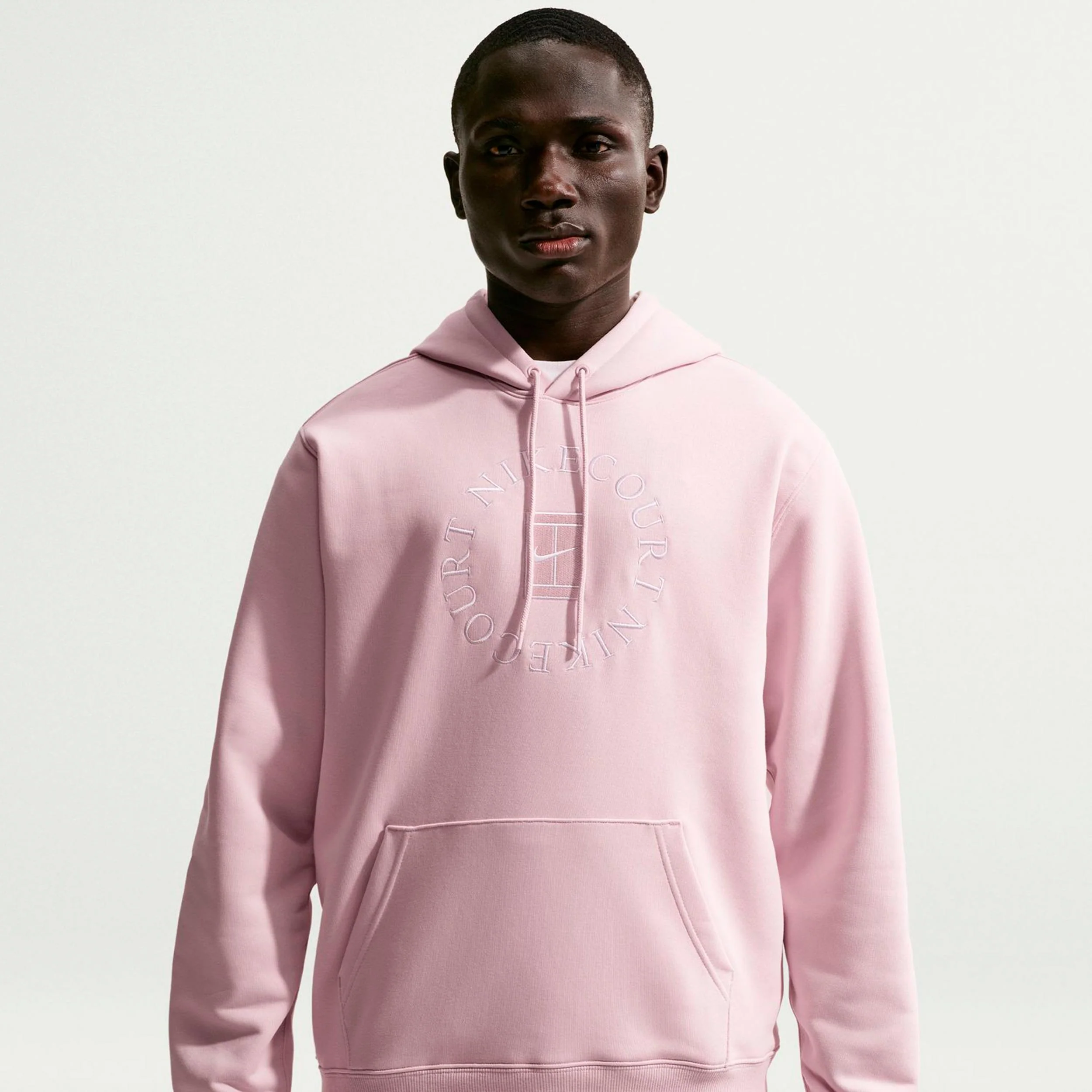 Court Dri-Fit Heritage Sudadera con capucha Hombres - rosa viejo, beige