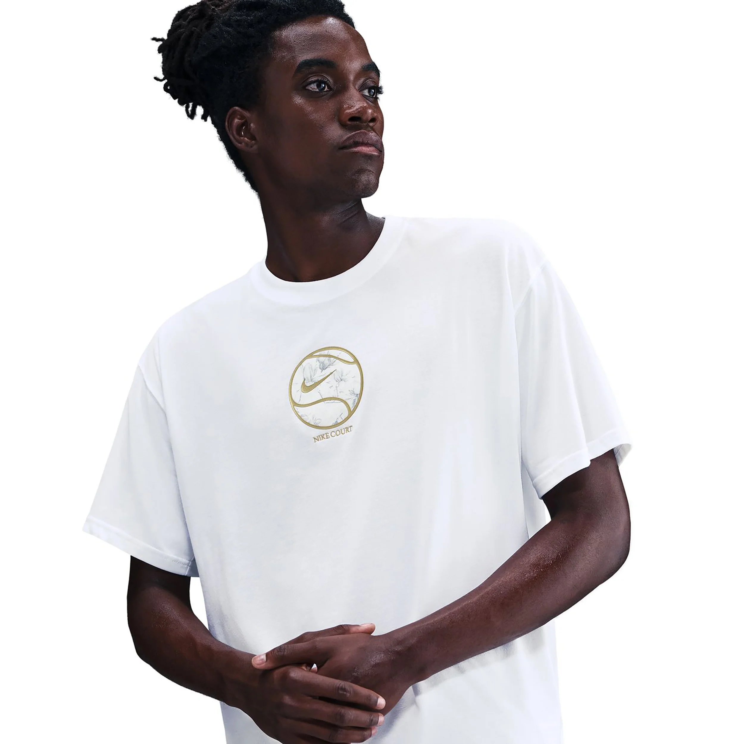 Court Dri-Fit Max 90's Camiseta de manga corta Hombres-blanco - Image 3