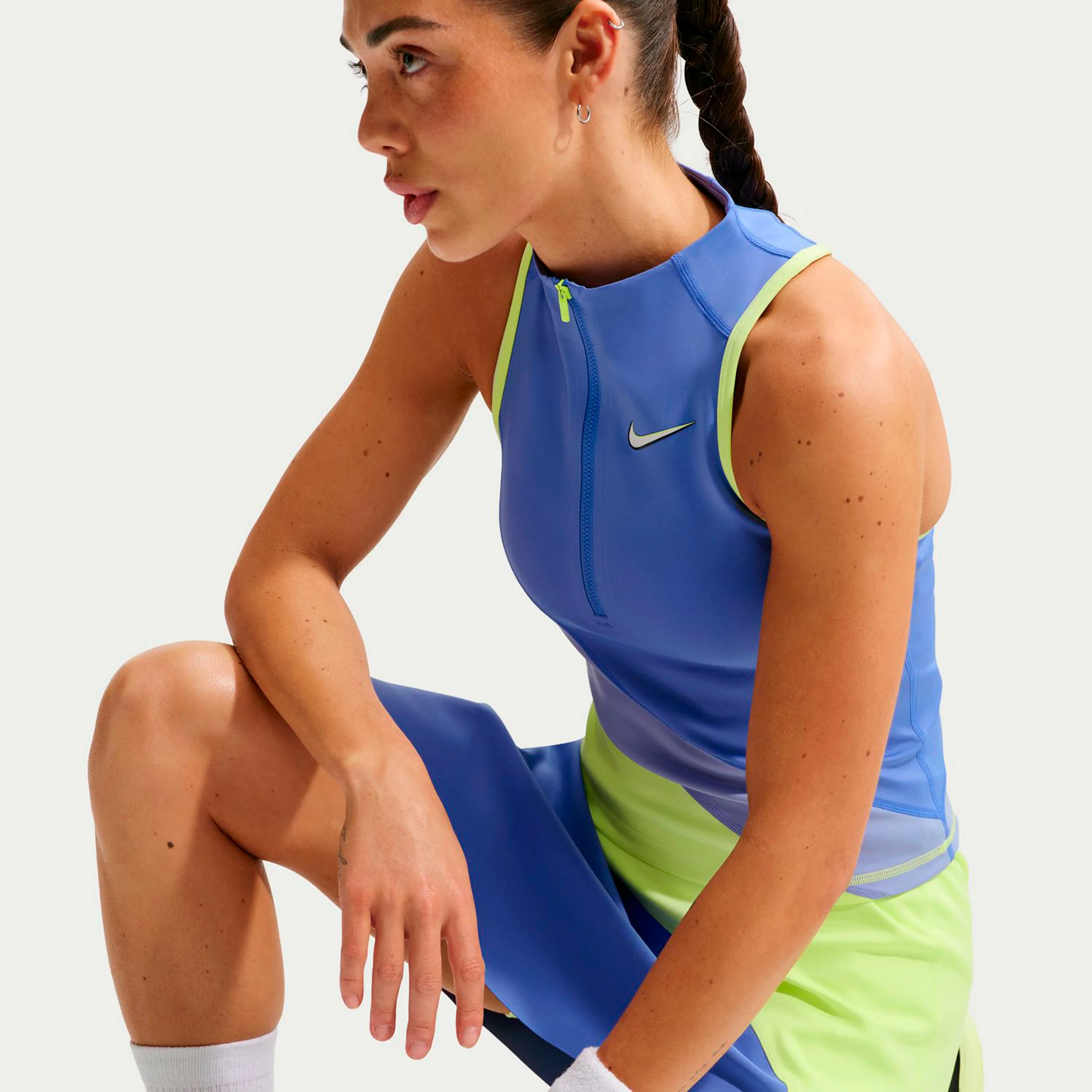 Court Dri-Fit Slam  Camiseta de tirantes Mujeres-azul, azul-gris - Image 4
