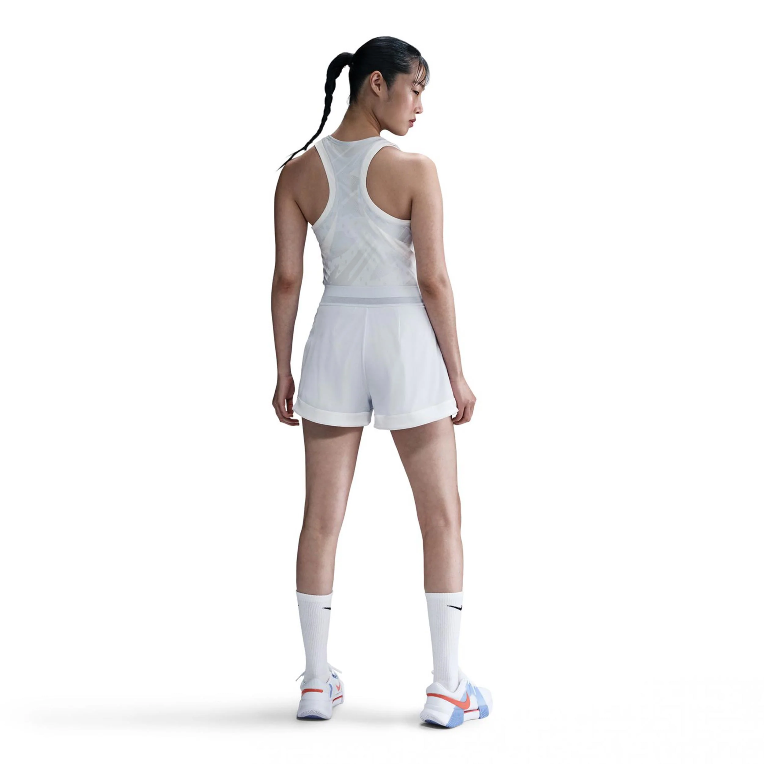 Court Dri-Fit Slam Falda Mujeres-Gris Claro,Gris Claro - Image 3
