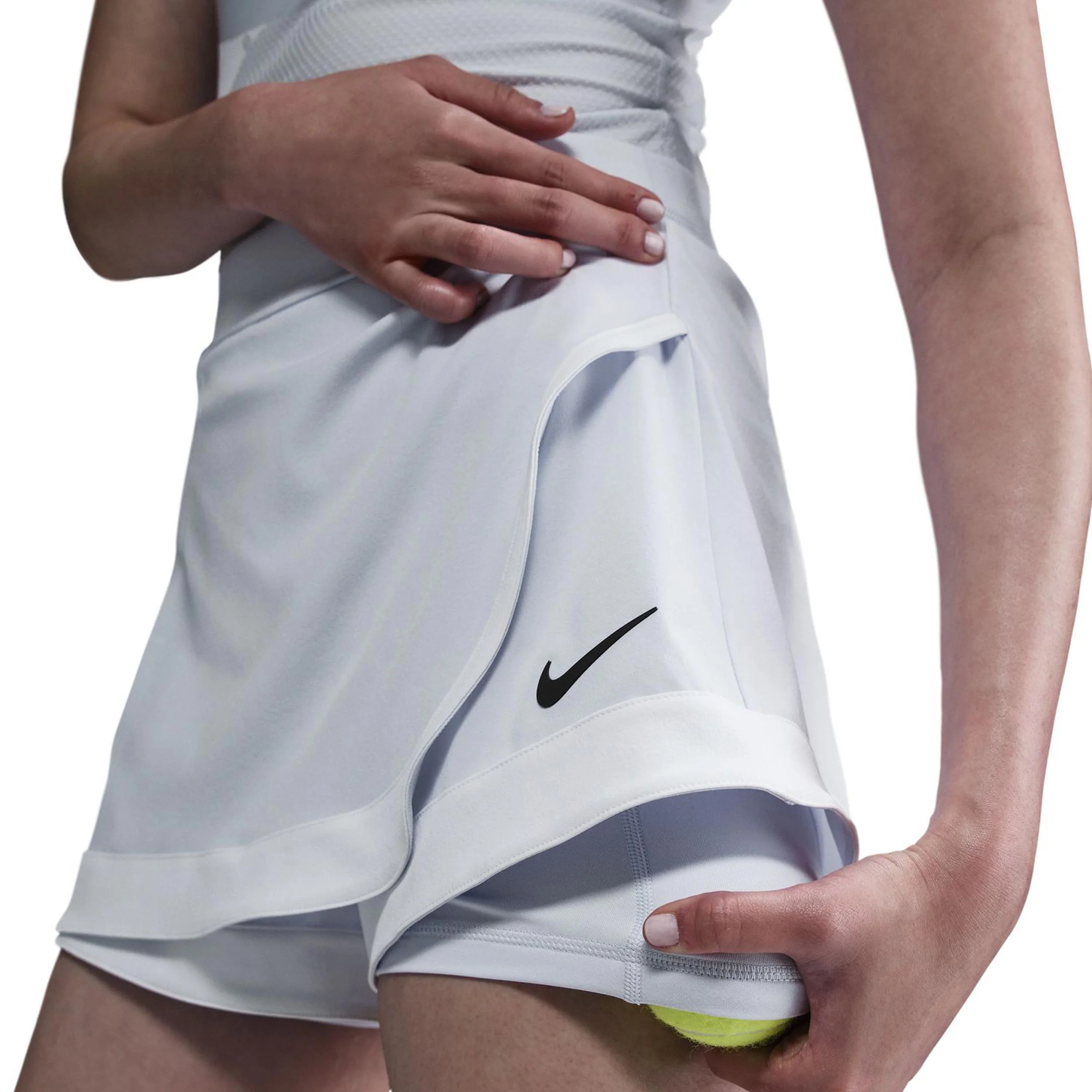 Court Dri-Fit Slam Falda Mujeres-Gris Claro,Gris Claro - Image 5