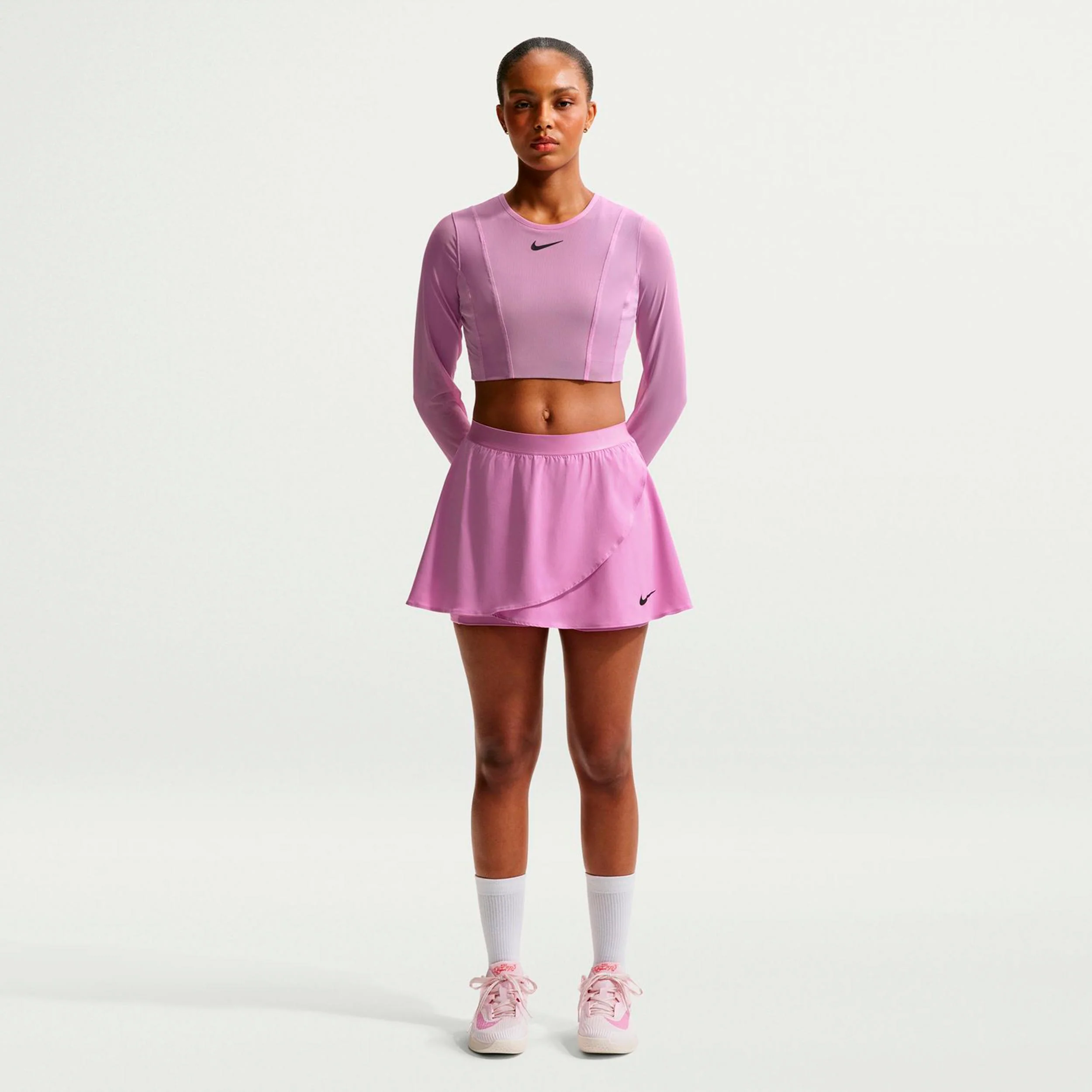 Court Dri-Fit Slam High Rise Woven Falda Mujeres - violeta - Image 2