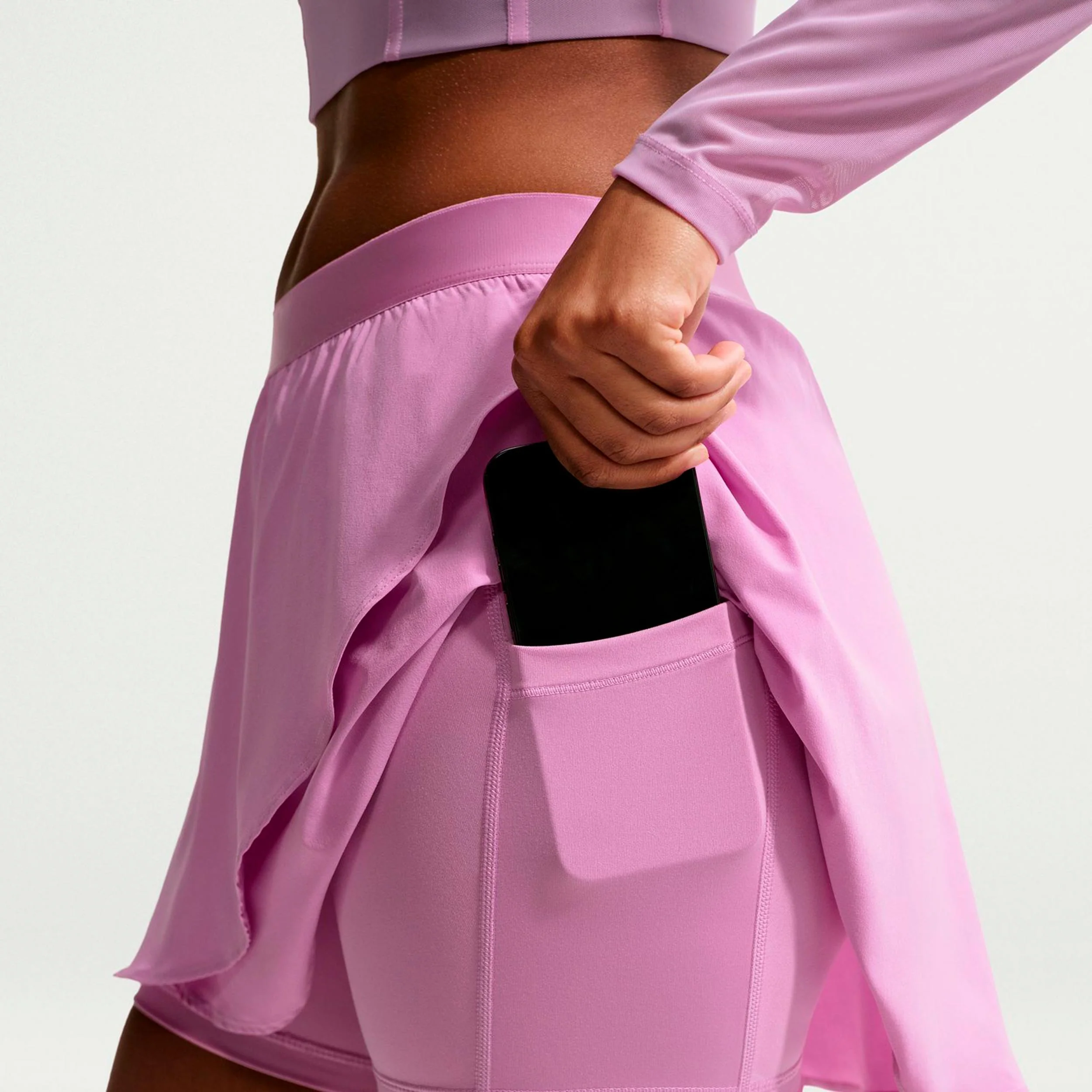 Court Dri-Fit Slam High Rise Woven Falda Mujeres - violeta - Image 7